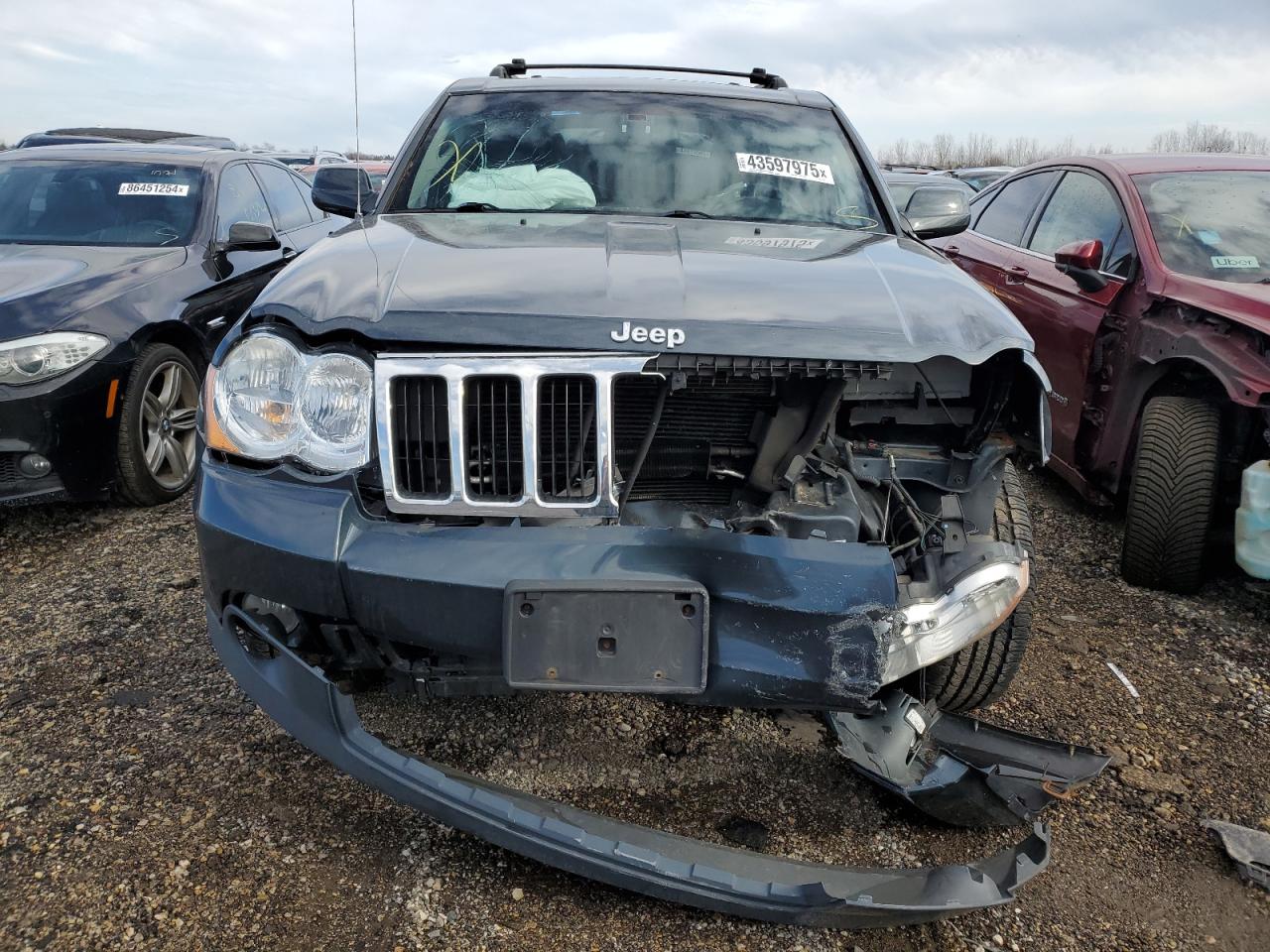2008 Jeep Grand Cherokee VIN 1J8HR58N08C179021 Copart auction photo, front end / minor dent/scratches damage thumbnail 5