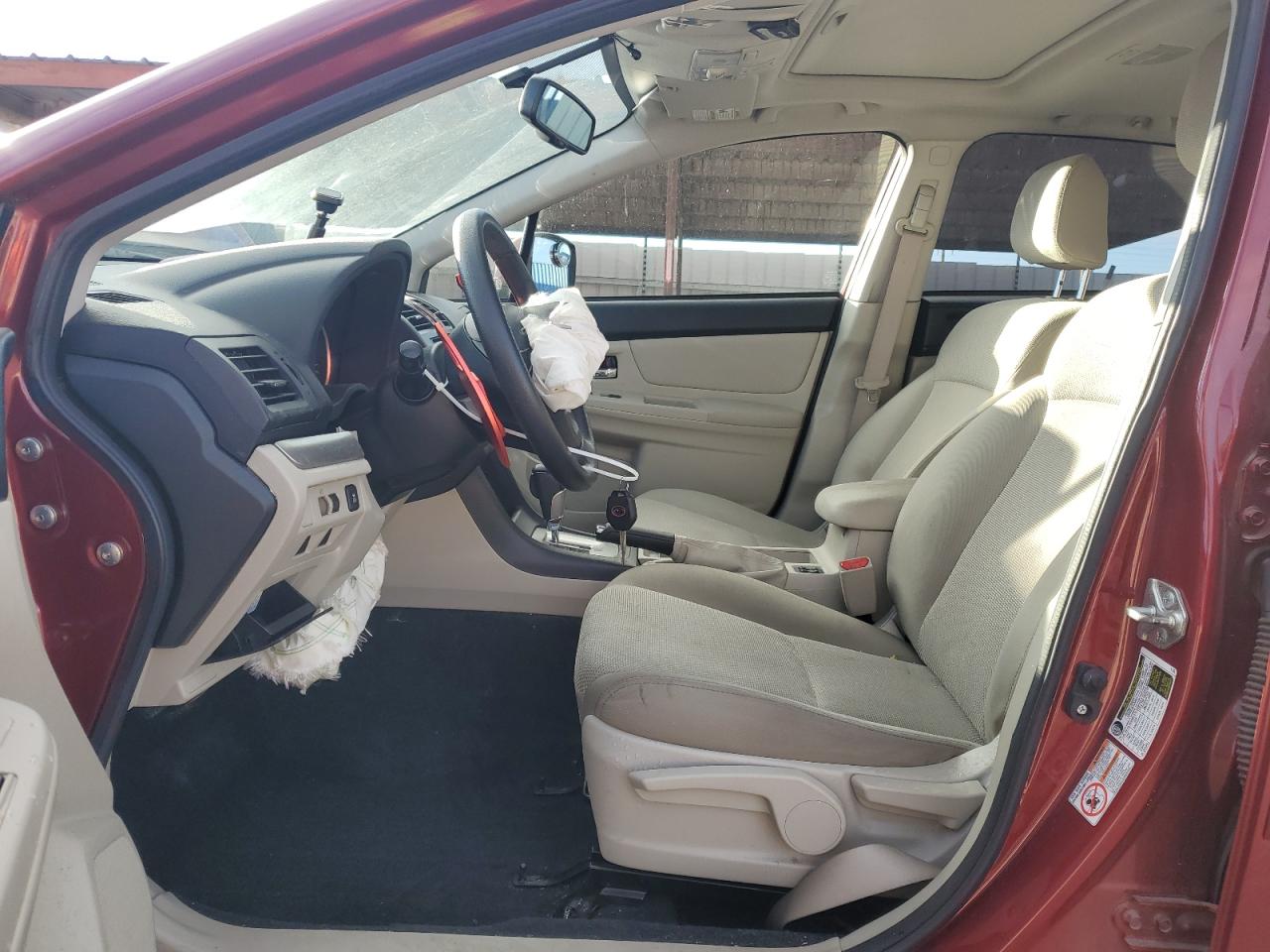 2013 Subaru XV VIN JF2GPAVC6D2834742 Copart auction photo, front end damage thumbnail 7