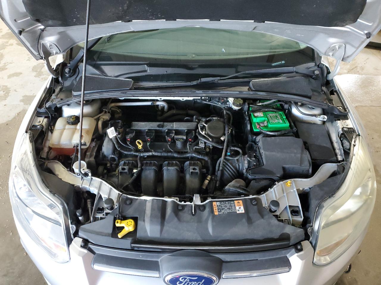 2014 Ford Focus VIN 1FADP3K27EL372153 Copart auction photo, side / rear end damage thumbnail 11