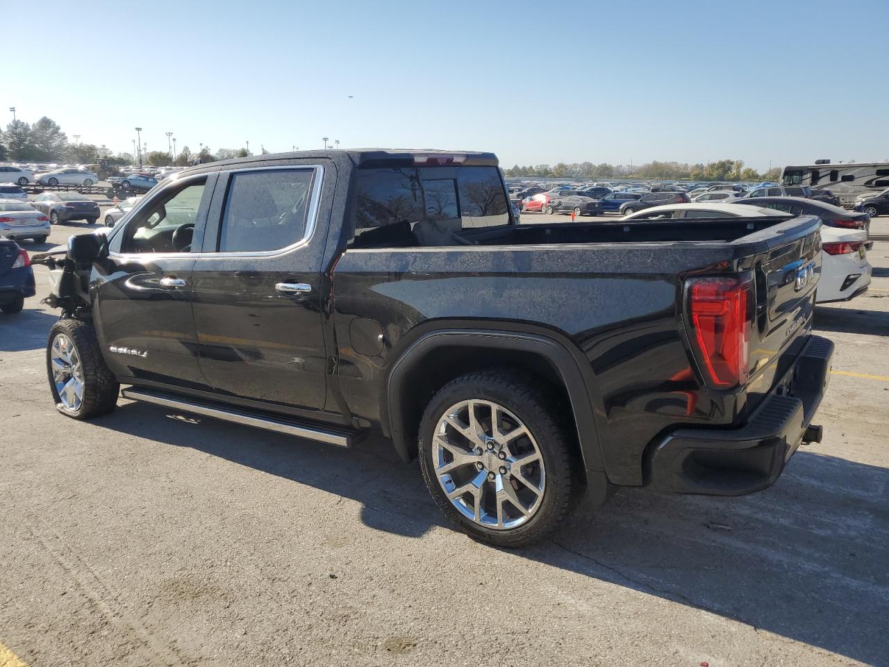 2022 GMC Sierra VIN 3GTU9FELXNG146700 Copart auction photo, front end damage thumbnail 2