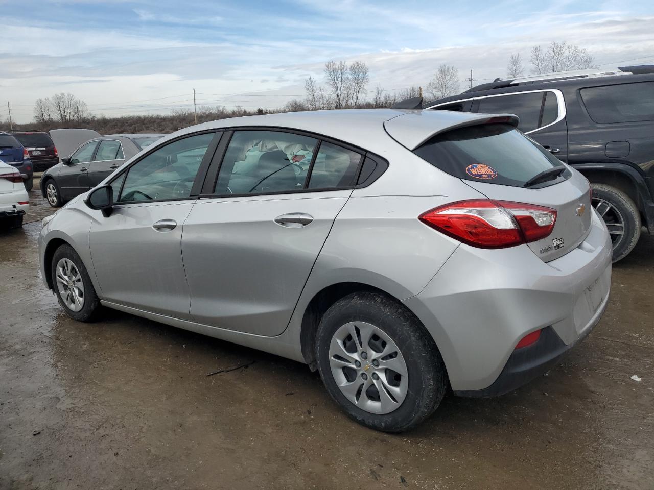 2019 Chevrolet Cruze VIN 3G1BC6SM8KS609778 Copart auction photo, side damage thumbnail 2