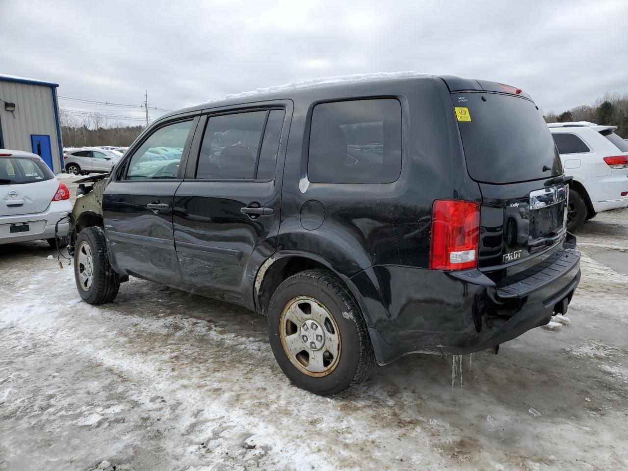 2013 Honda Pilot VIN 5FNYF4H28DB047461 Copart auction photo, front end / side damage thumbnail 2