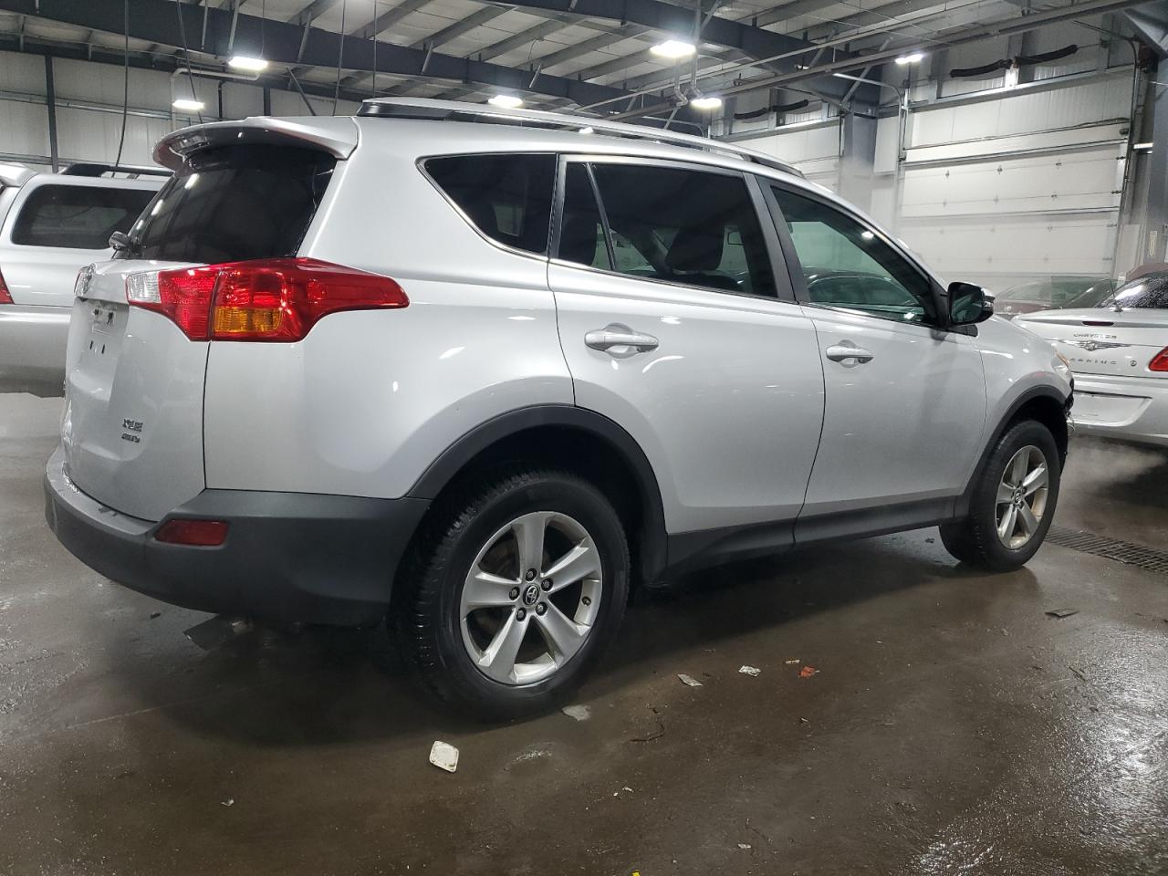 2015 Toyota RAV 4 VIN 2T3RFREV9FW314894 Copart auction photo, front end / side damage thumbnail 3