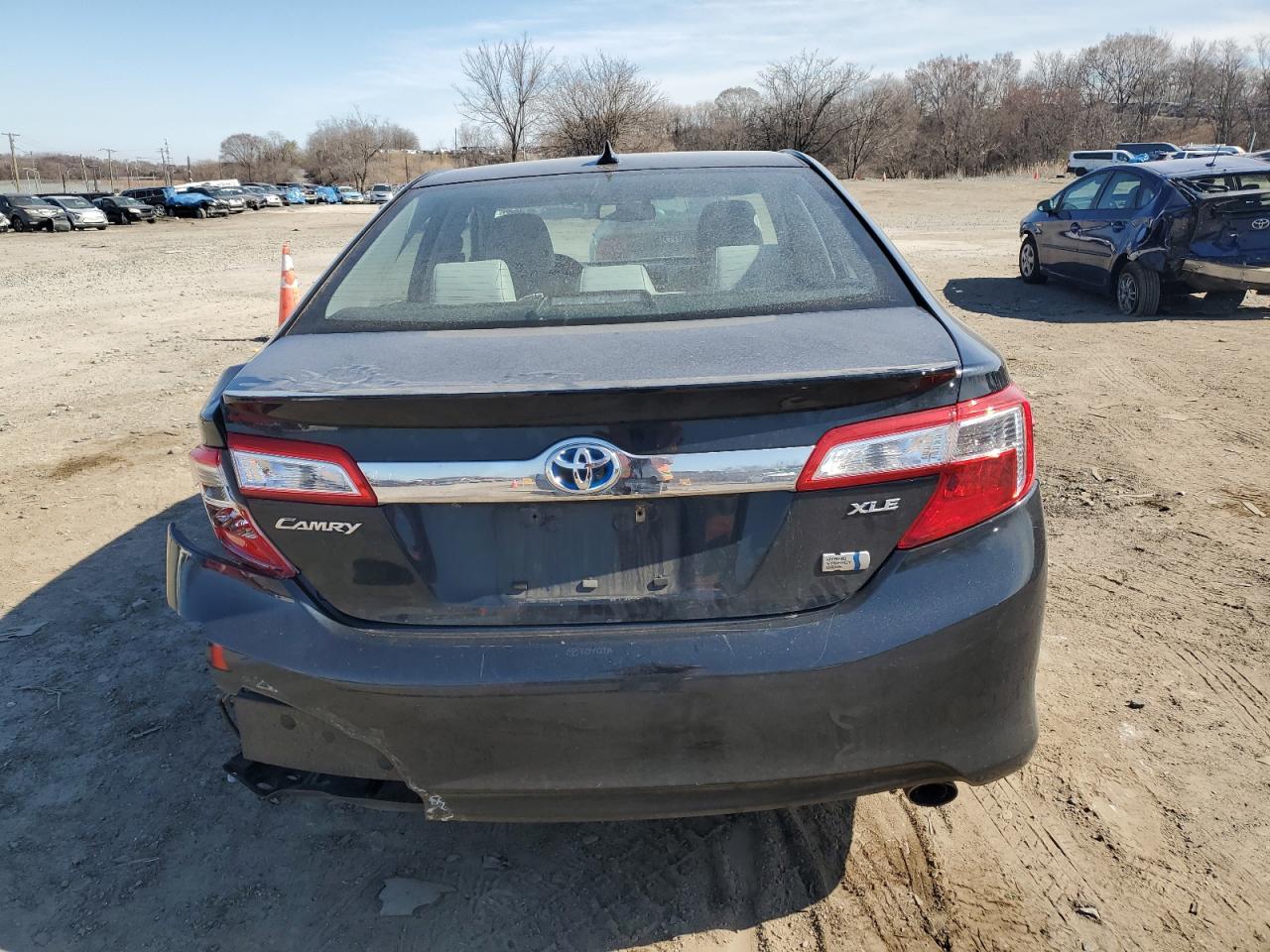 2012 Toyota Camry VIN 4T1BD1FK1CU022819 Copart auction photo, rear end / side damage thumbnail 6
