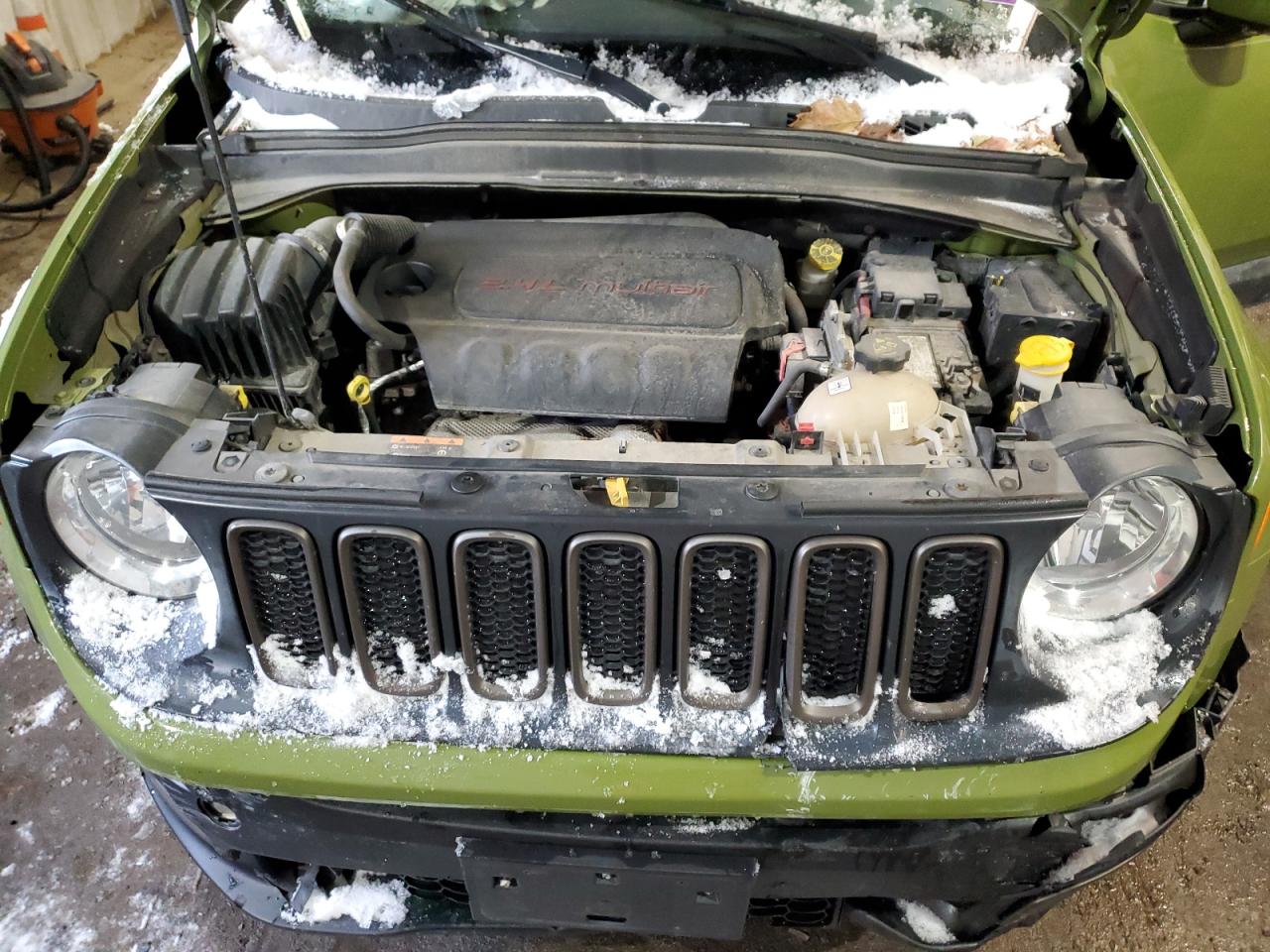 2016 Jeep Renegade VIN ZACCJBBT0GPD13437 Copart auction photo, front end / undercarriage damage thumbnail 13