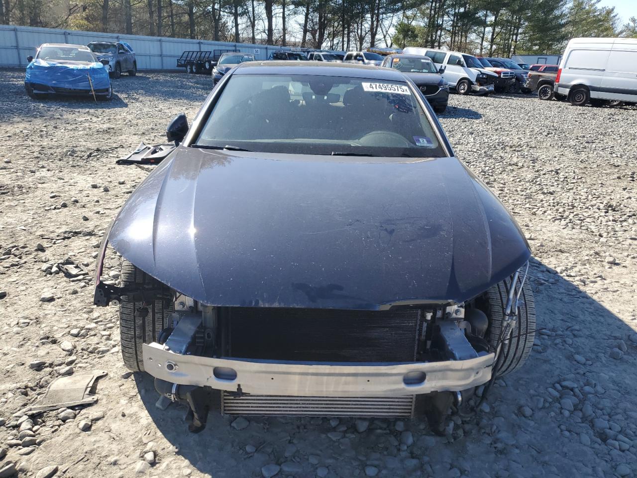 2018 Audi A4 VIN WAUENAF42JN018847 Copart auction photo, front end / side damage thumbnail 5