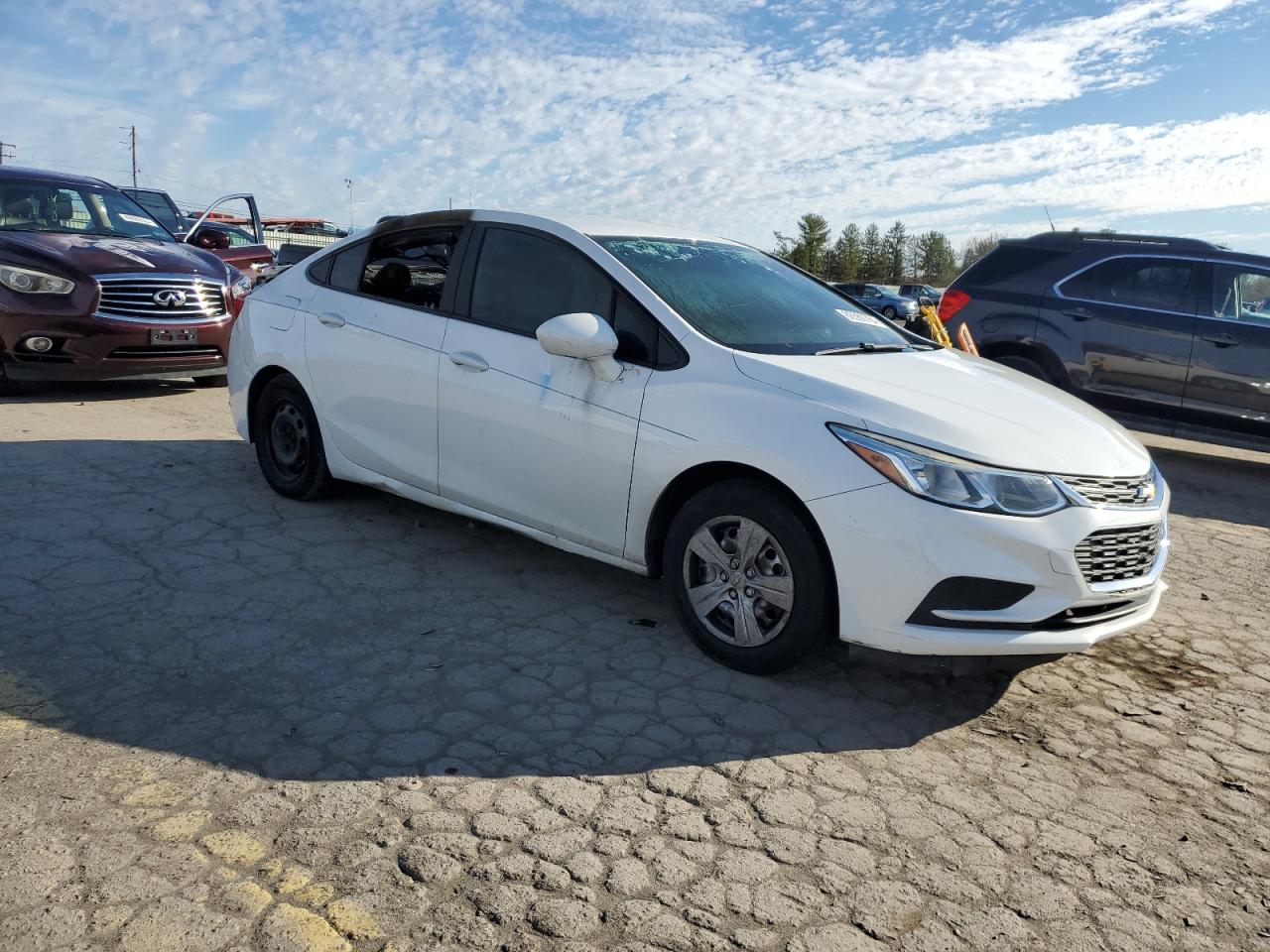 2017 Chevrolet Cruze VIN 1G1BC5SM3H7125423 Copart auction photo, burn damage thumbnail 4