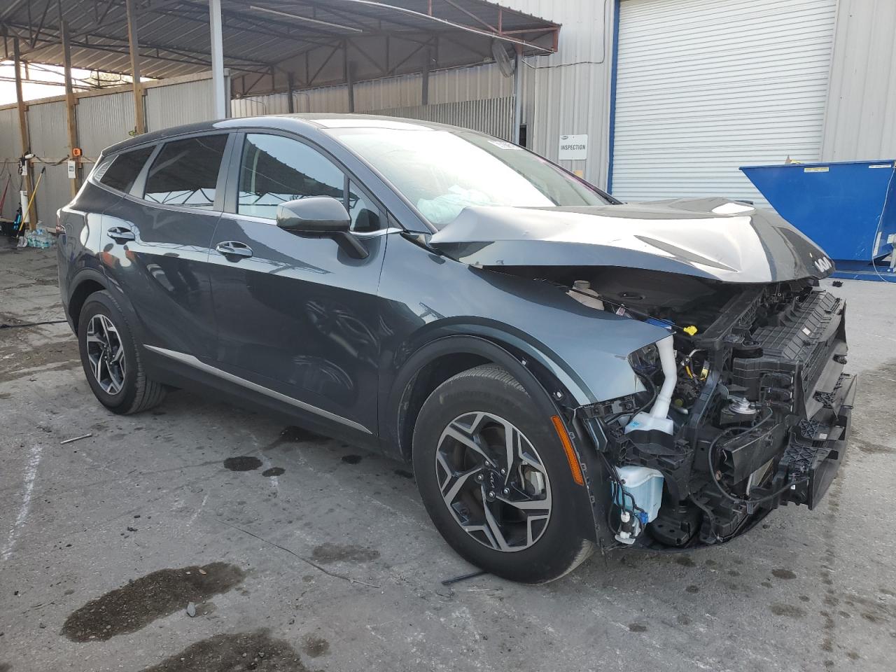 2024 KIA Sportage VIN KNDPU3DF3R7289186 Copart auction photo, front end damage thumbnail 4