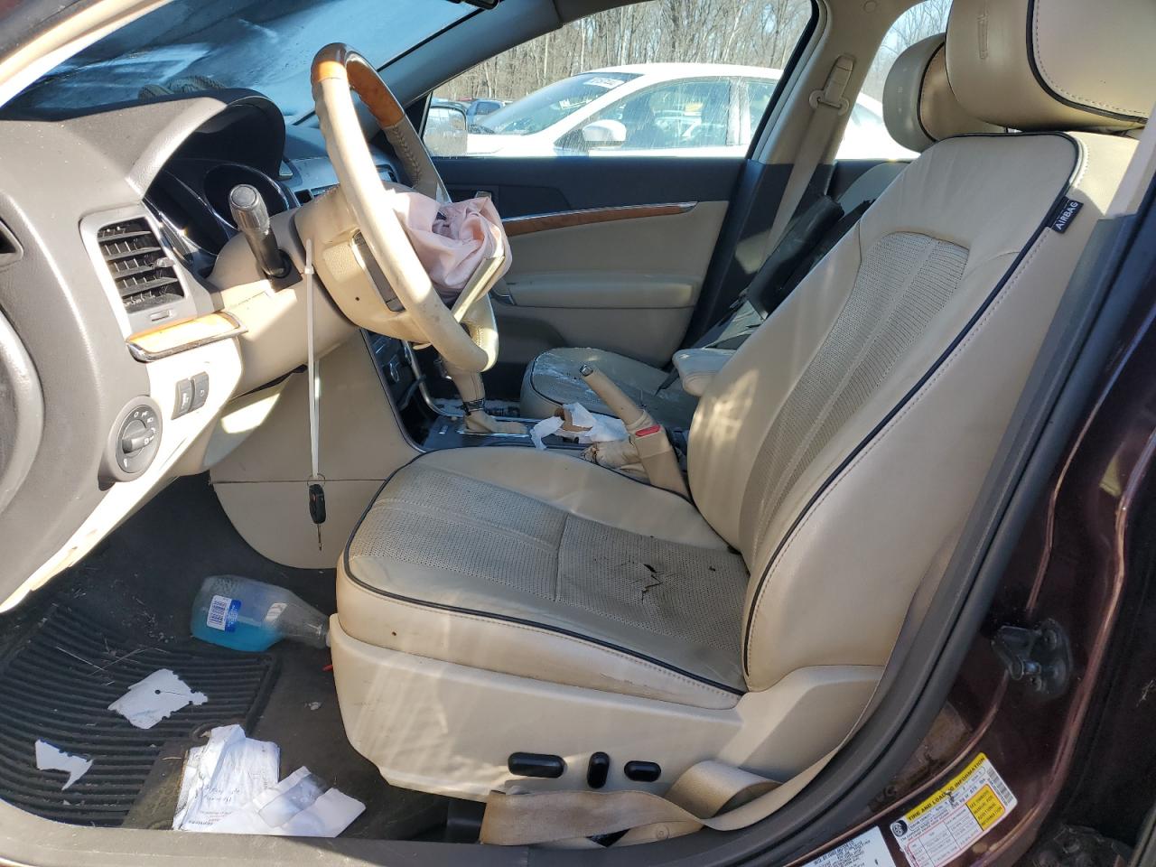 2011 Lincoln MKZ VIN 3LNHL2GC0BR762085 Copart auction photo, burn - engine / front end damage thumbnail 7