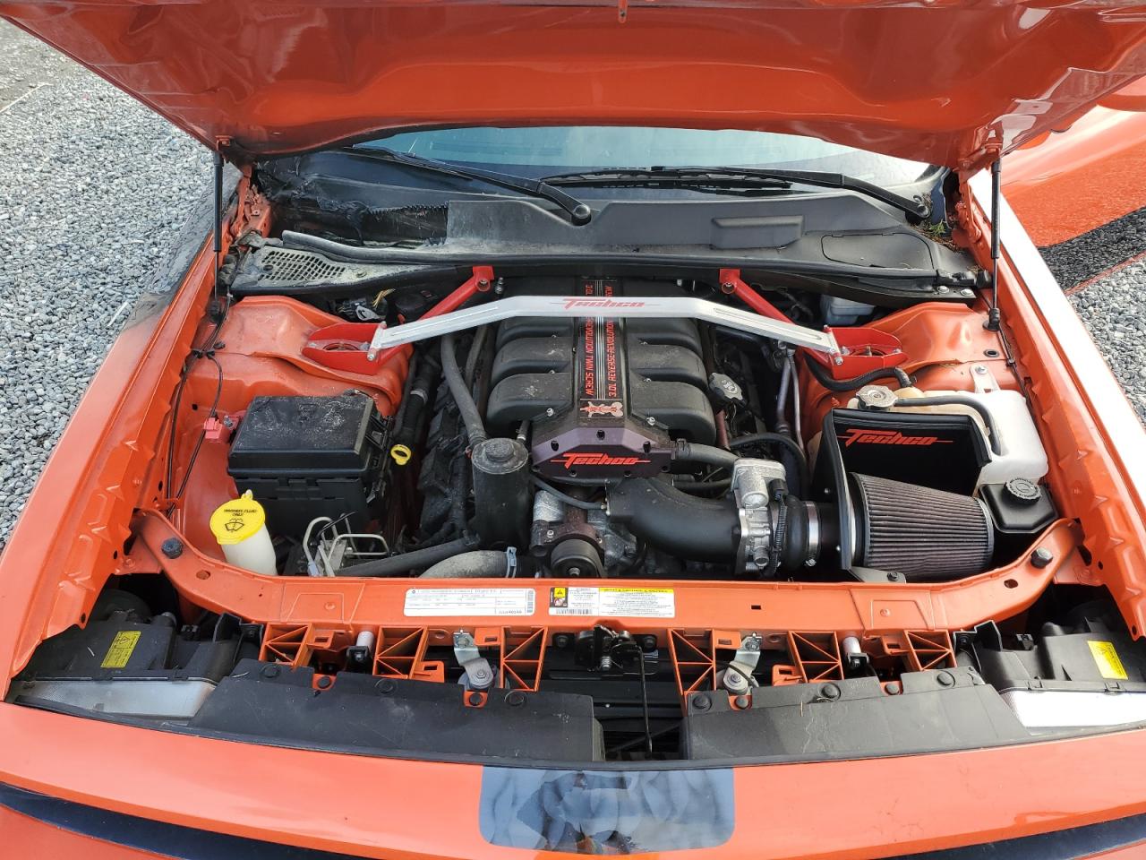 2009 Dodge Challenger VIN 2B3LJ74W99H569618 Copart auction photo, burn damage thumbnail 11