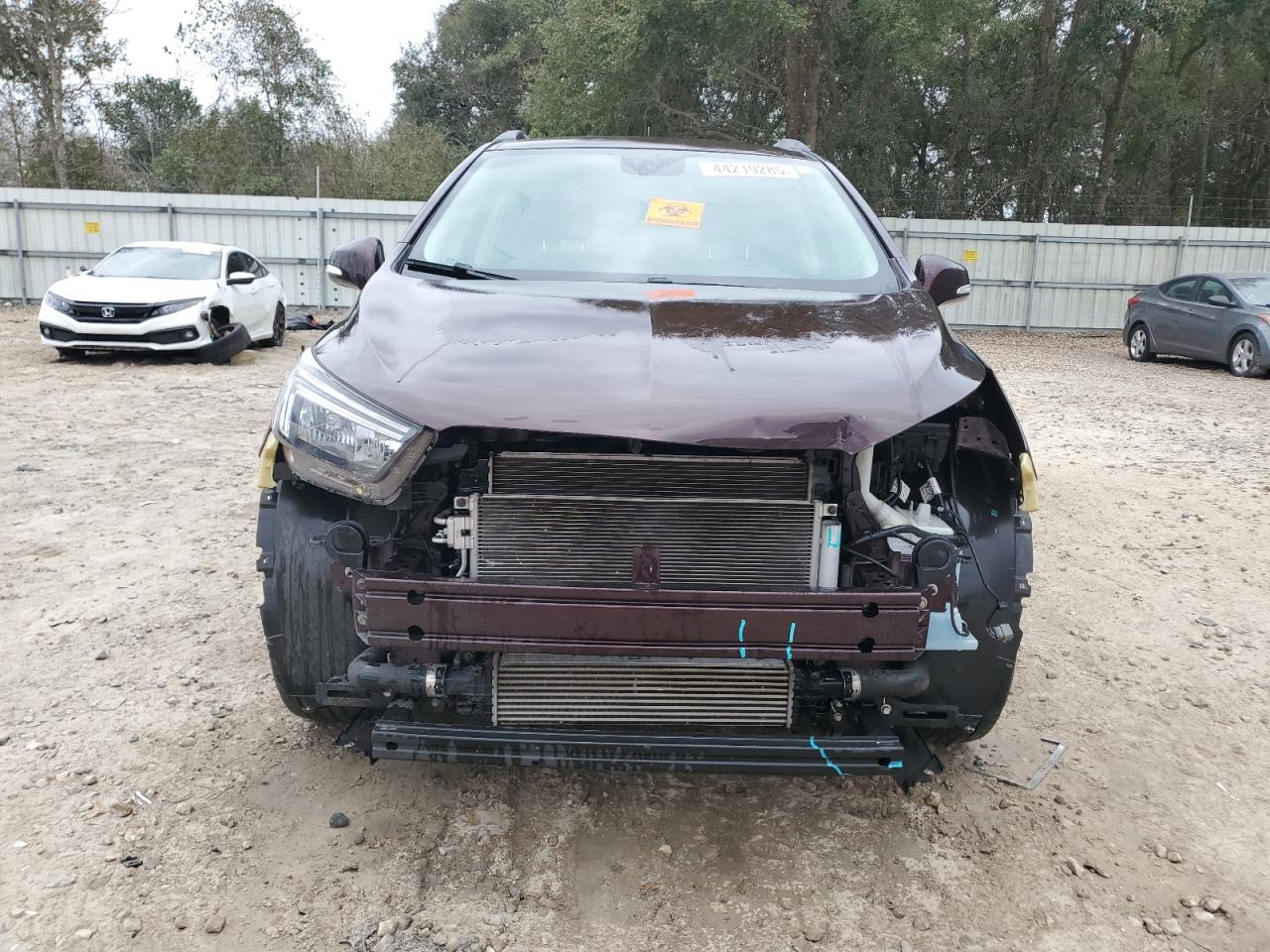 2018 Buick Encore VIN KL4CJESB2JB614148 Copart auction photo, front end damage thumbnail 5