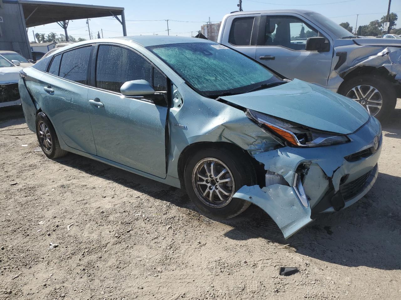 2019 Toyota Prius VIN JTDL9RFU1K3005534 Copart auction photo, front end / rear end damage thumbnail 4