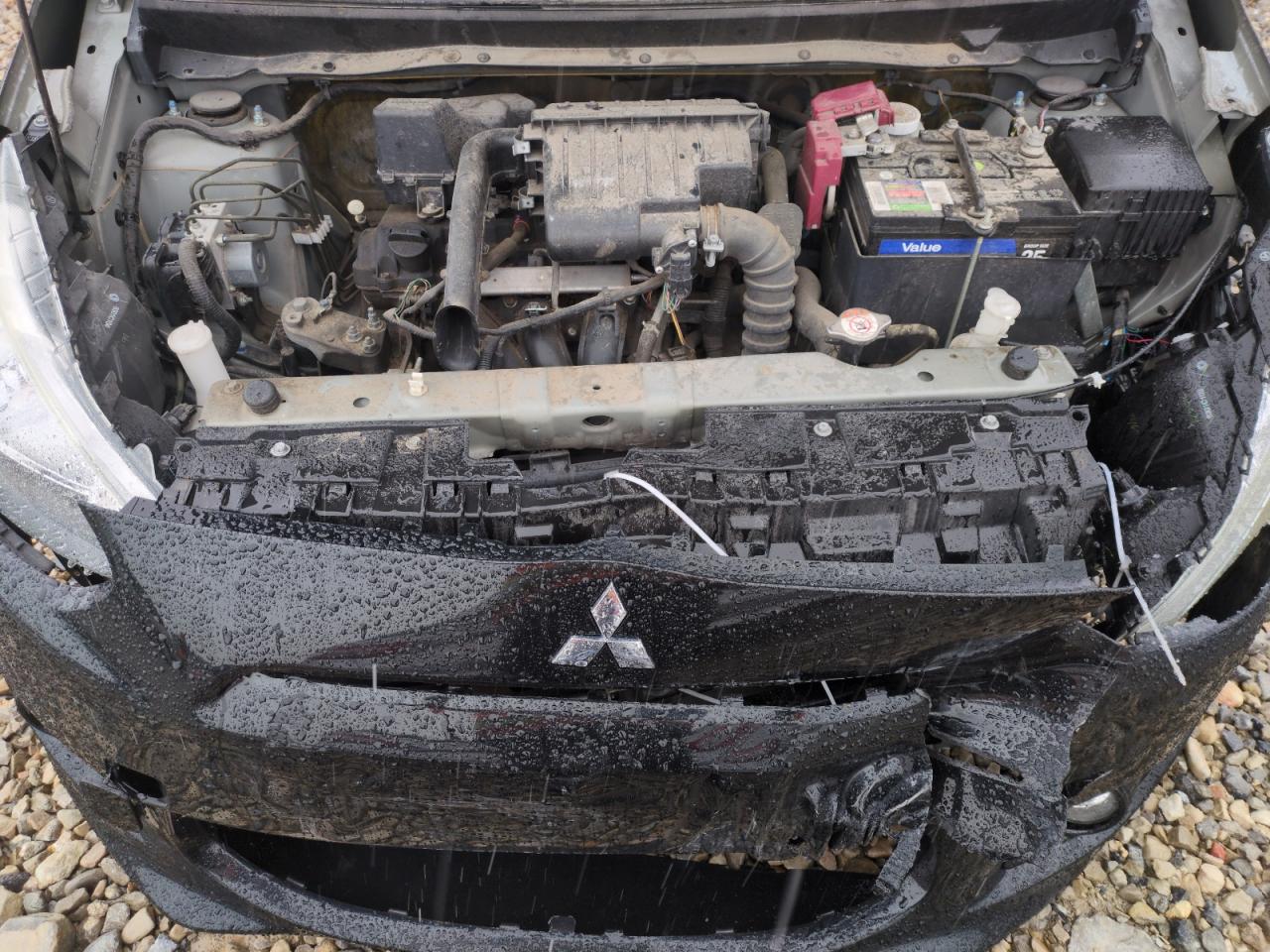 2015 Mitsubishi Mirage VIN ML32A3HJ8FH011569 Copart auction photo, front end damage thumbnail 11