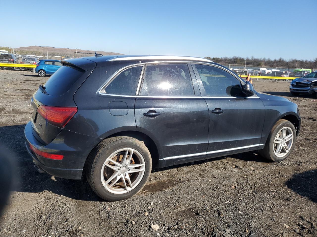 2014 Audi Q5 VIN WA1LFAFP0EA049992 Copart auction photo, front end / rear end damage thumbnail 3