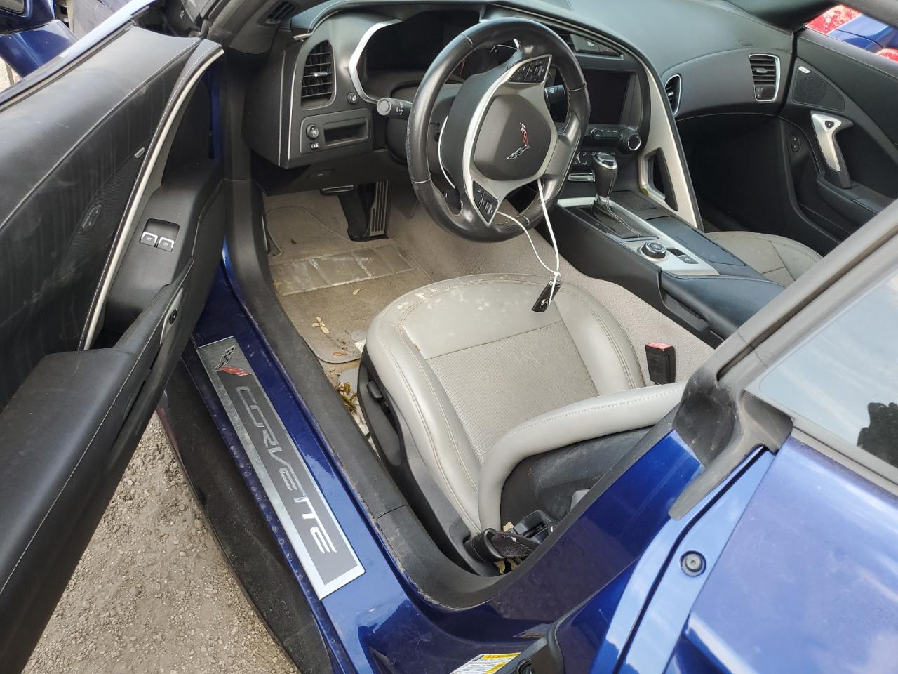 2017 Chevrolet Corvette VIN 1G1YW2D75H5101854 Copart auction photo, water/flood damage thumbnail 8