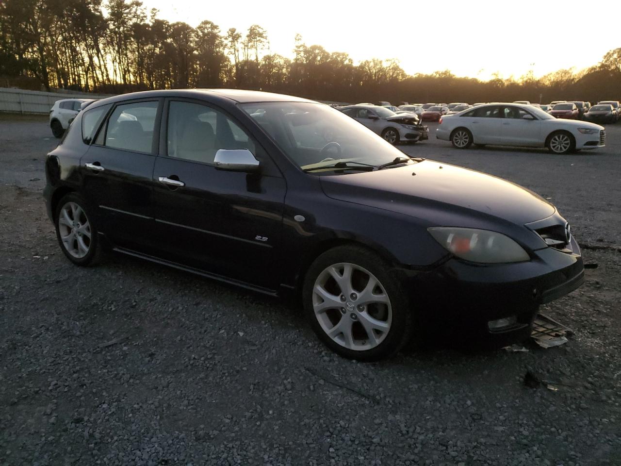 2008 Mazda 3 VIN JM1BK343181173427 Copart auction photo, front end damage thumbnail 4