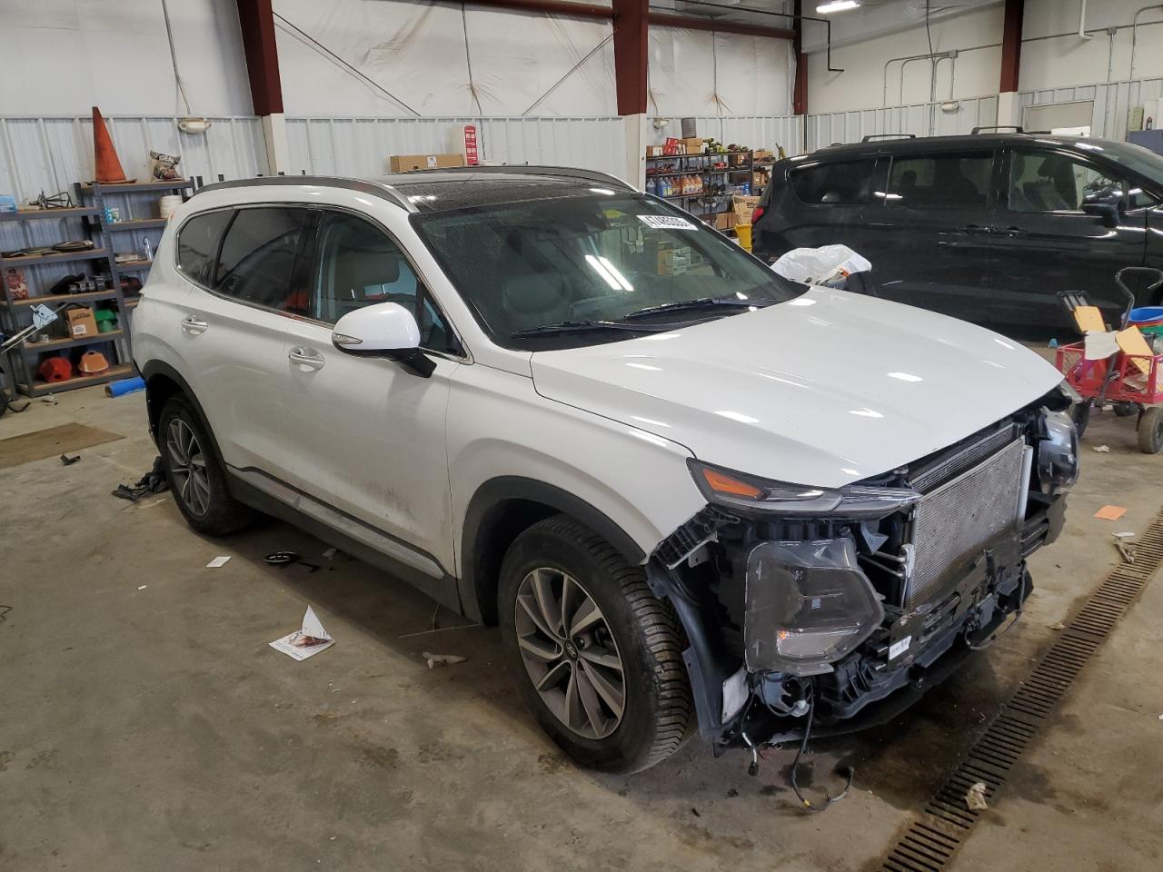 2020 Hyundai Santa Fe VIN 5NMS3CAD8LH303972 Copart auction photo, all over damage thumbnail 4