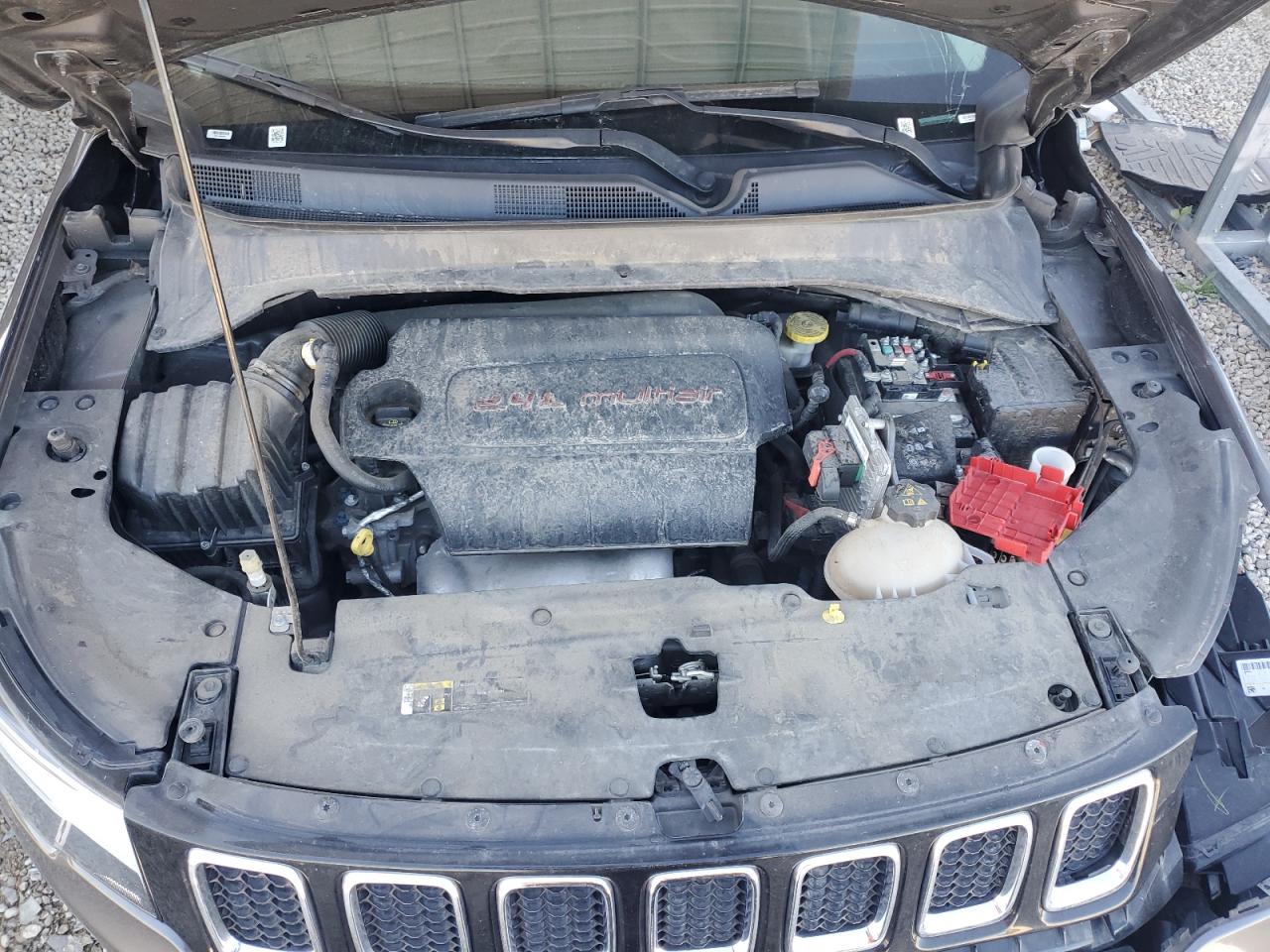 2021 Jeep Compass VIN 3C4NJDCB2MT603189 Copart auction photo, front end damage thumbnail 12