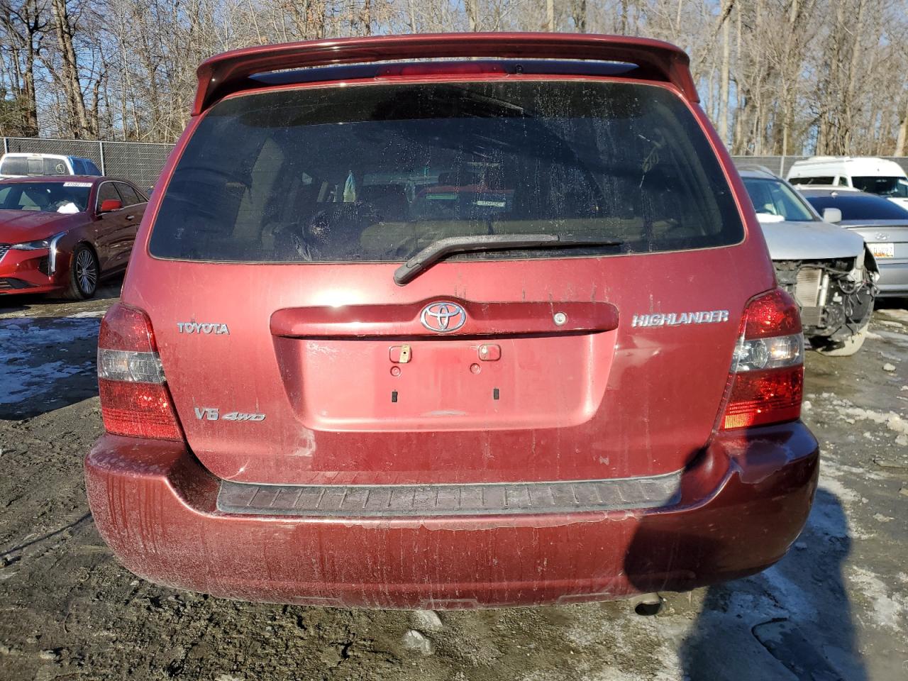 2006 Toyota Highlander VIN JTEEP21AX60176322 Copart auction photo, all over / undercarriage damage thumbnail 6