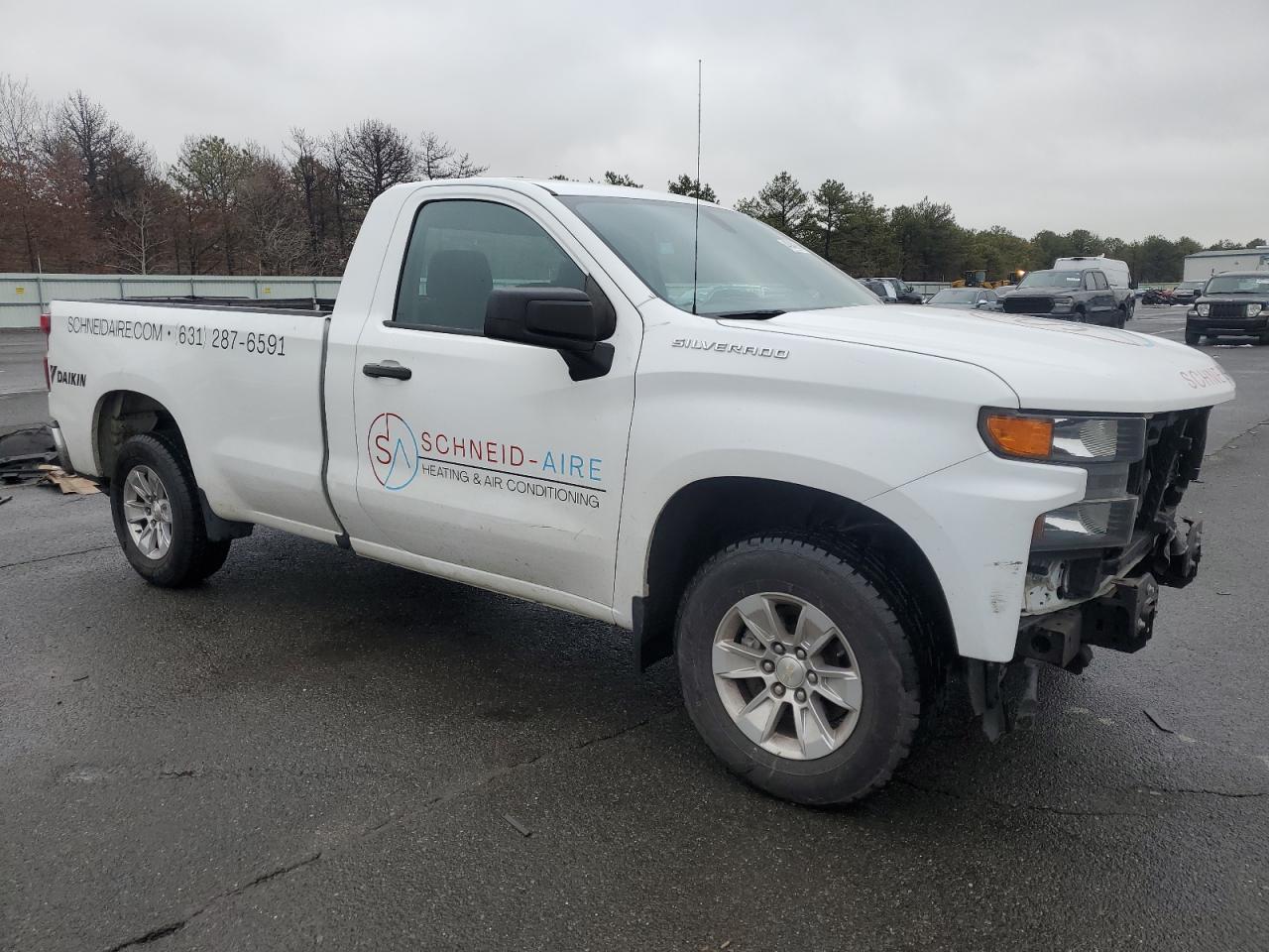 2020 Chevrolet Silverado VIN 3GCNWAEFXLG250174 Copart auction photo, front end / rear end damage thumbnail 4