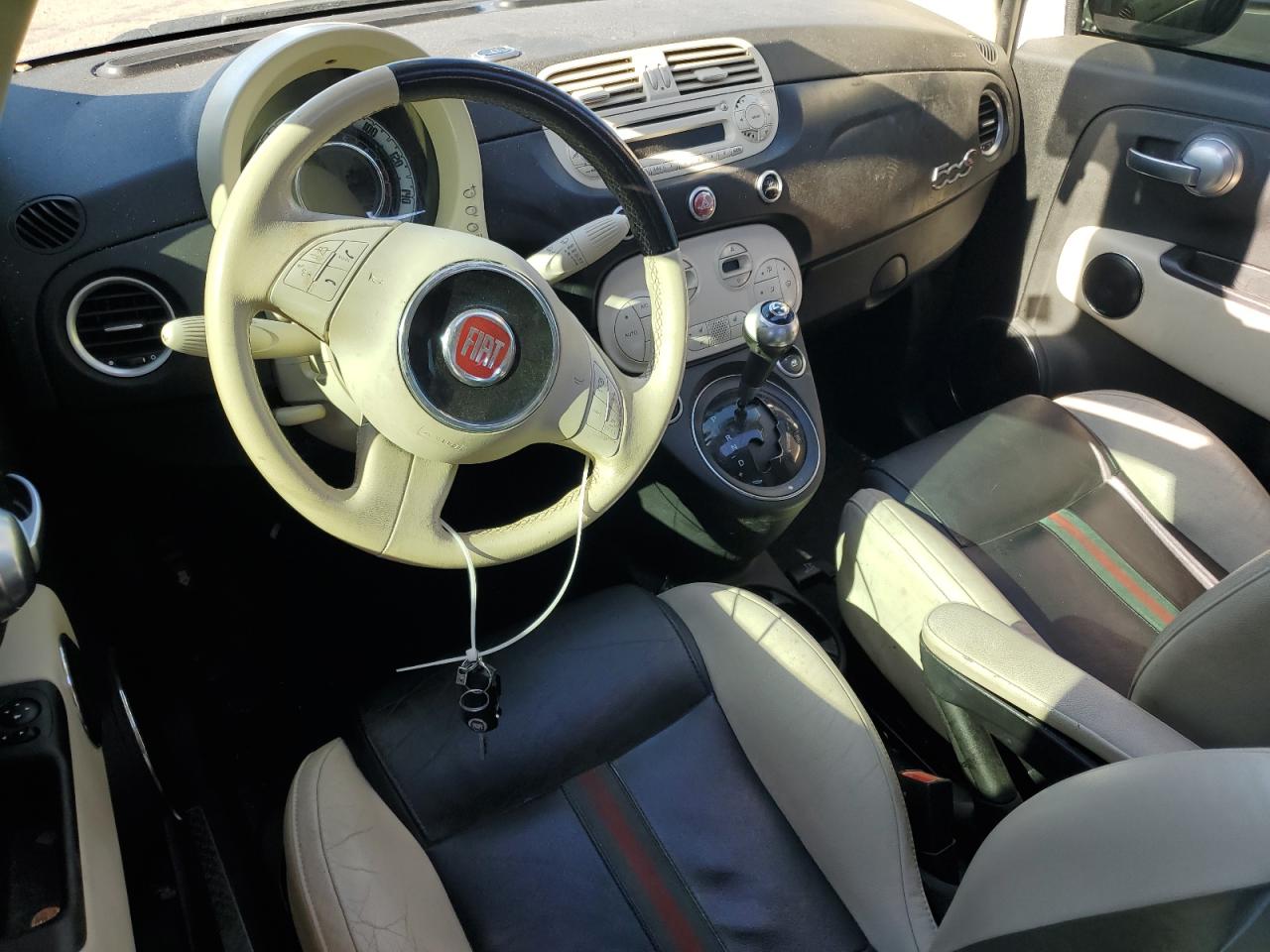 2012 Fiat 500 VIN 3C3CFFER2CT237347 Copart auction photo, vandalism / mechanical damage thumbnail 8