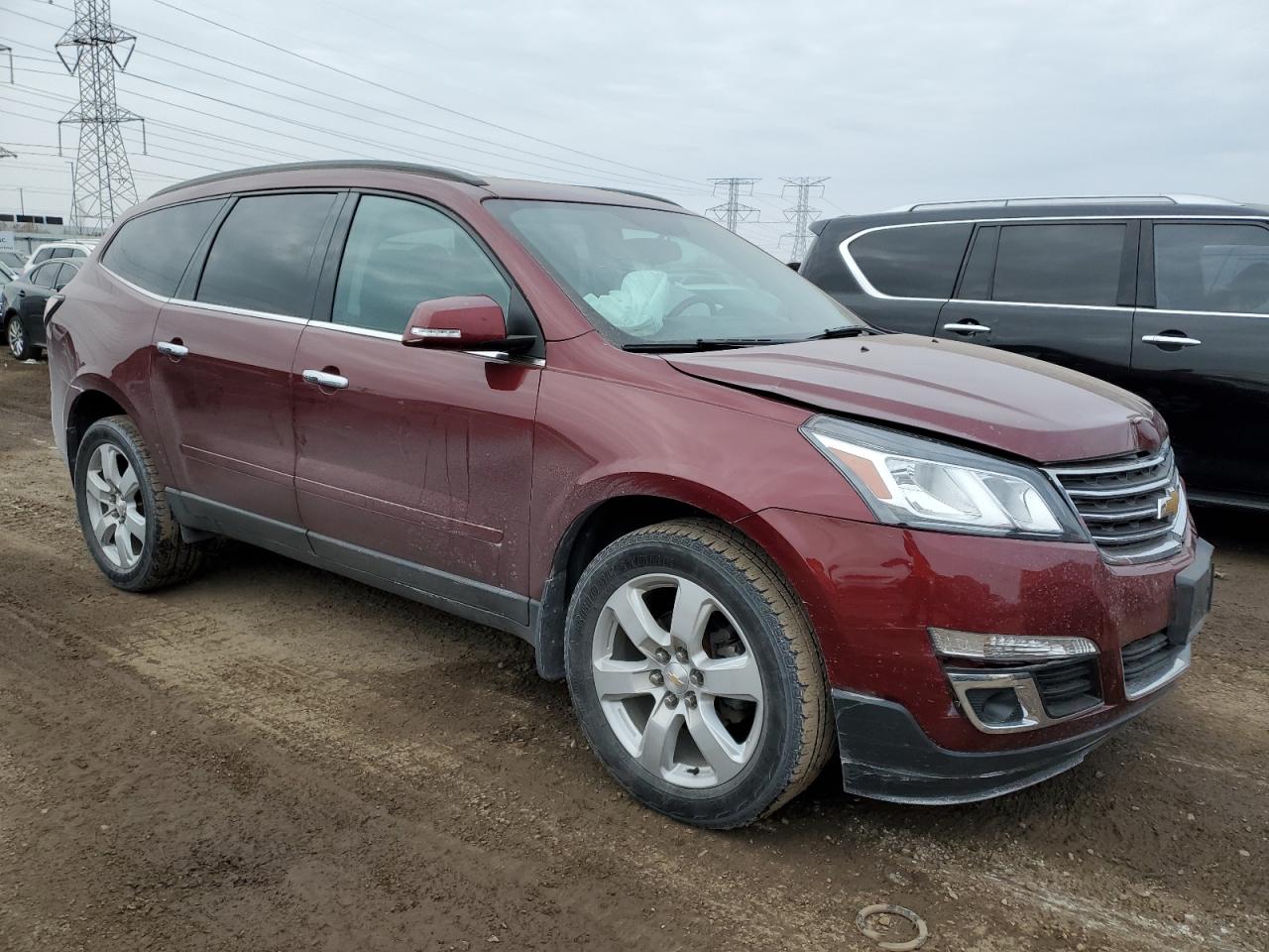 2016 Chevrolet Traverse VIN 1GNKRGKD4GJ160353 Copart auction photo, front end / minor dent/scratches damage thumbnail 4
