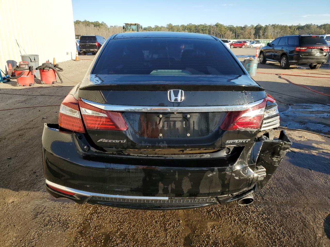 2016 Honda Accord VIN 1HGCR2F67GA156956 Copart auction photo, rear end damage thumbnail 6