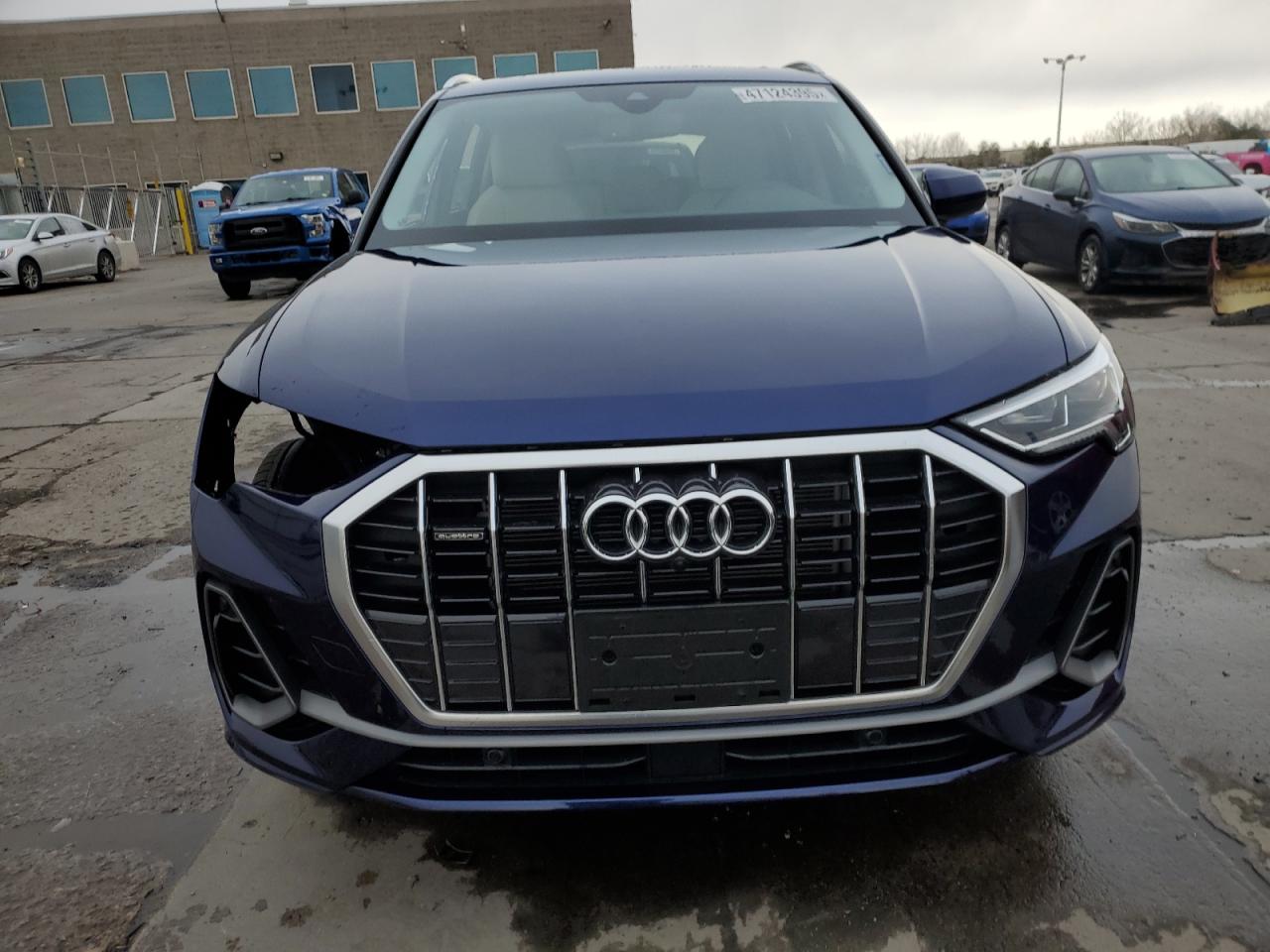 2024 Audi Q3 VIN WA1EECF38R1019391 Copart auction photo, front end / side damage thumbnail 5