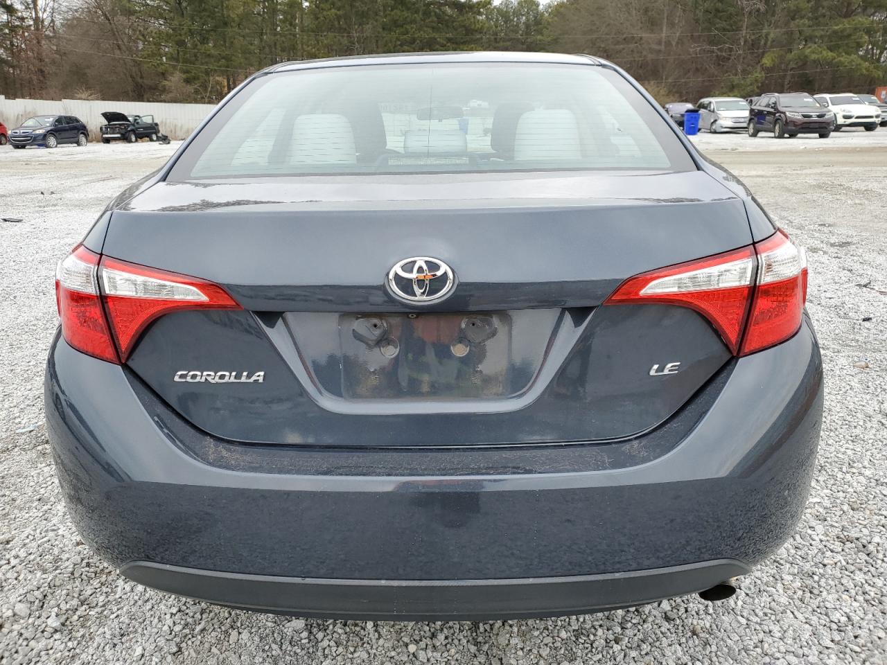 2016 Toyota Corolla VIN 2T1BURHE3GC599106 Copart auction photo, front end damage thumbnail 6