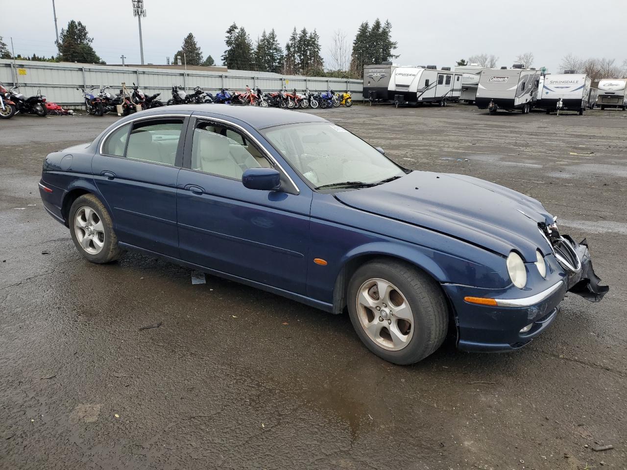 2001 Jaguar S-Type VIN SAJDA01C21FL82894 Copart auction photo, all over damage thumbnail 4