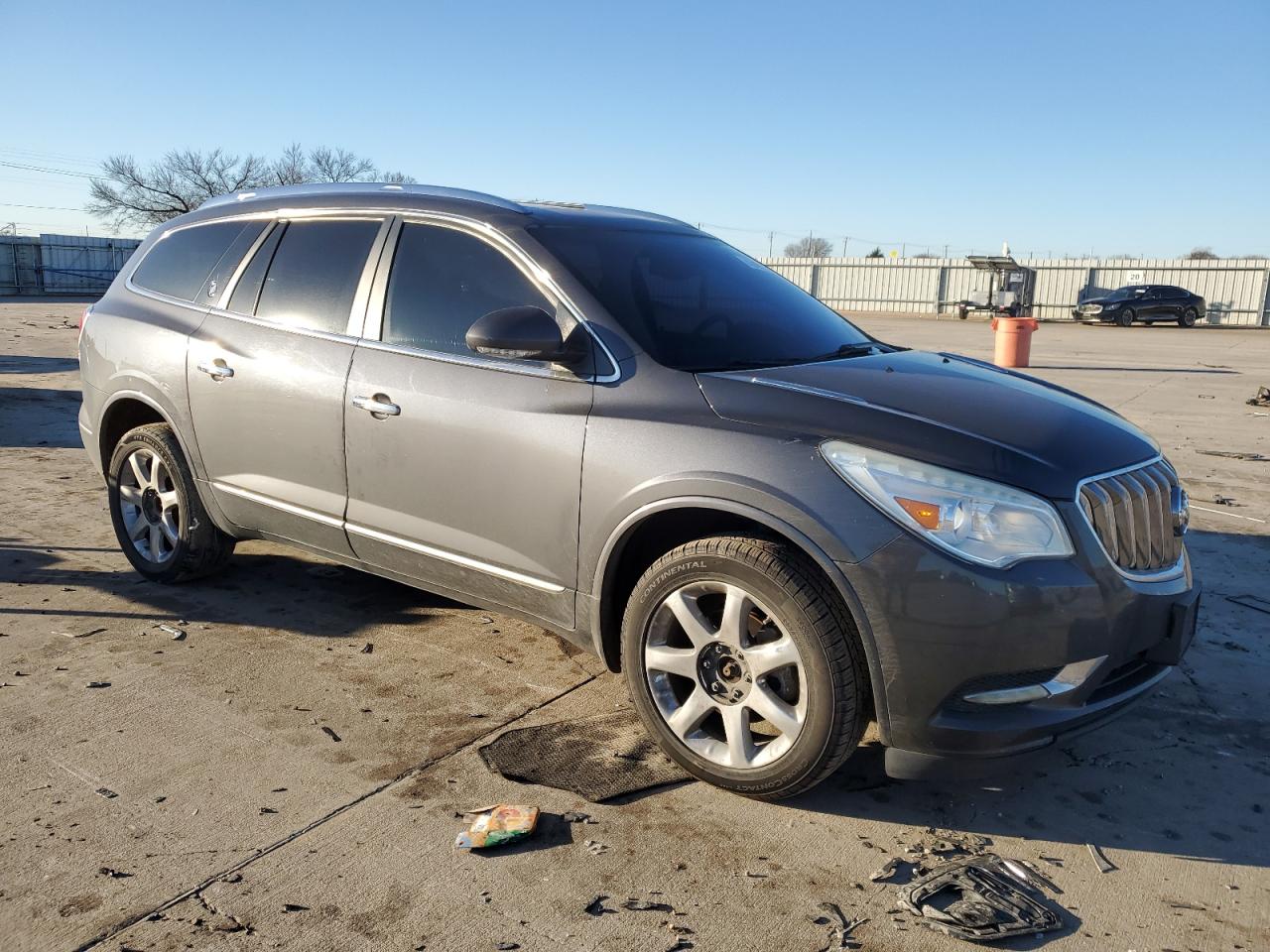 2014 Buick Enclave VIN 5GAKRBKDXEJ110227 Copart auction photo, side / hail damage thumbnail 4