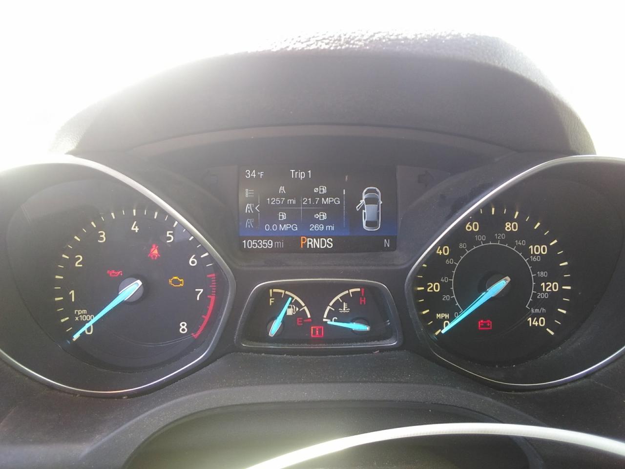 2017 Ford Escape VIN 1FMCU9JD1HUA80383 Copart auction photo, mechanical damage thumbnail 9