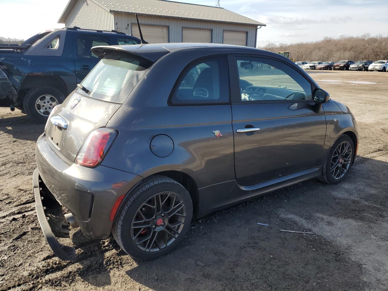 2014 Fiat 500 VIN 3C3CFFFH3ET190967 Copart auction photo, mechanical / rear end damage thumbnail 3