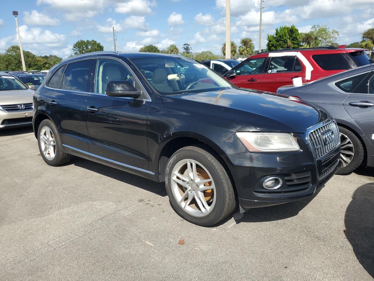 2015 Audi Q5 VIN WA1LFAFP0FA011096 Copart auction photo, water/flood damage thumbnail 4