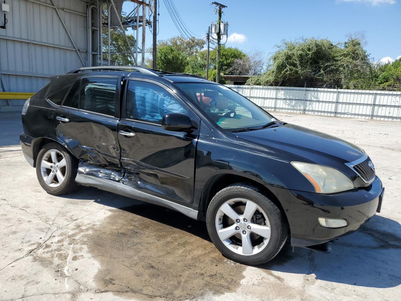 2008 Lexus RX VIN 2T2GK31U08C053192 Copart auction photo, side damage thumbnail 4