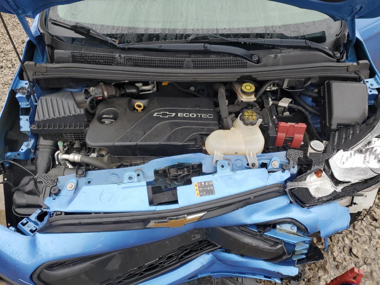 2018 Chevrolet Spark VIN KL8CB6SA4JC421289 Copart auction photo, front end / side damage thumbnail 11