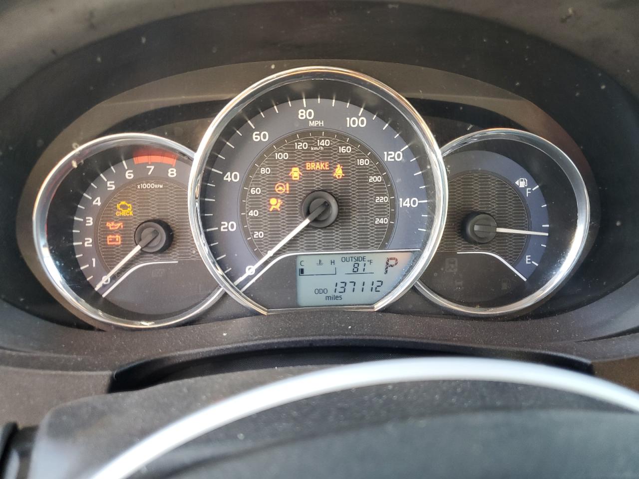2014 Toyota Corolla VIN 5YFBURHE7EP158057 Copart auction photo, front end / side damage thumbnail 9