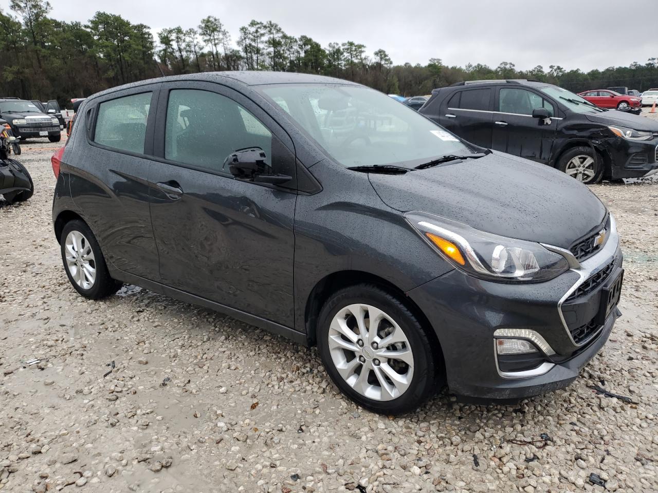2021 Chevrolet Spark VIN KL8CD6SA9MC740962 Copart auction photo, front end / side damage thumbnail 4