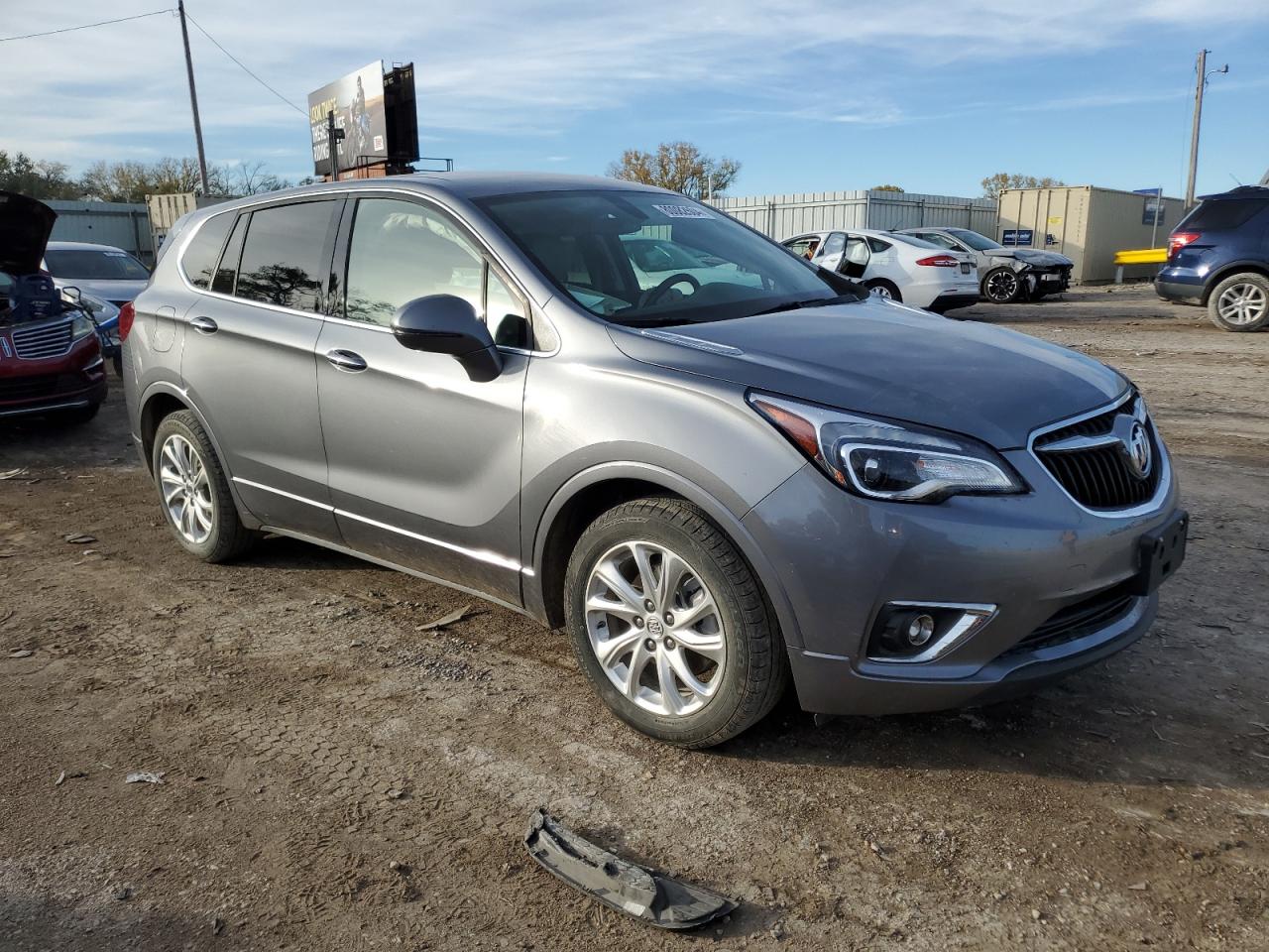 2020 Buick Envision VIN LRBFXBSA1LD150671 Copart auction photo, front end / side damage thumbnail 4
