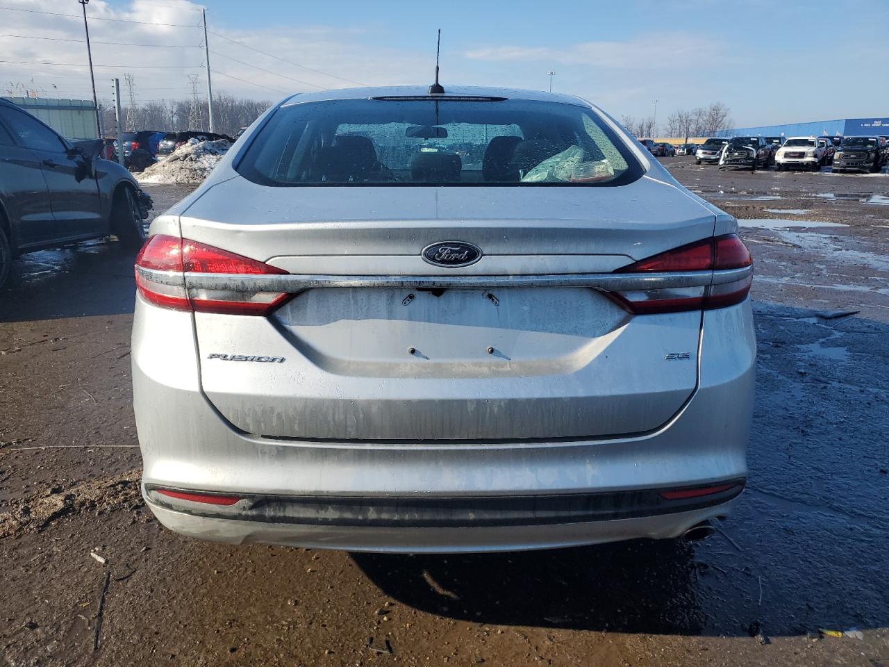 2018 Ford Fusion VIN 3FA6P0H71JR215708 Copart auction photo, front end damage thumbnail 6