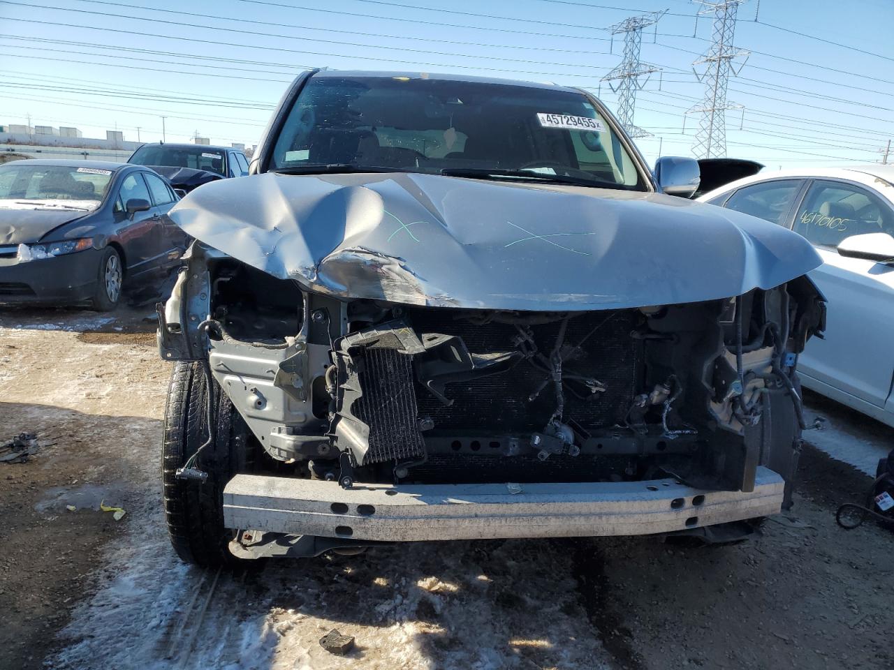 2016 Lexus LX VIN JTJHY7AXXG4202425 Copart auction photo, front end / side damage thumbnail 5