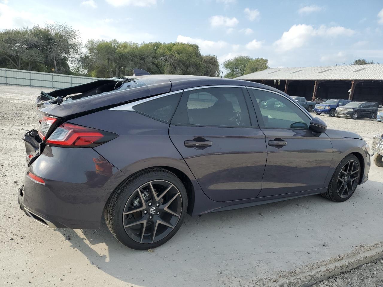 2024 Honda Civic VIN 19XFL1H84RE032102 Copart auction photo, rear end damage thumbnail 3