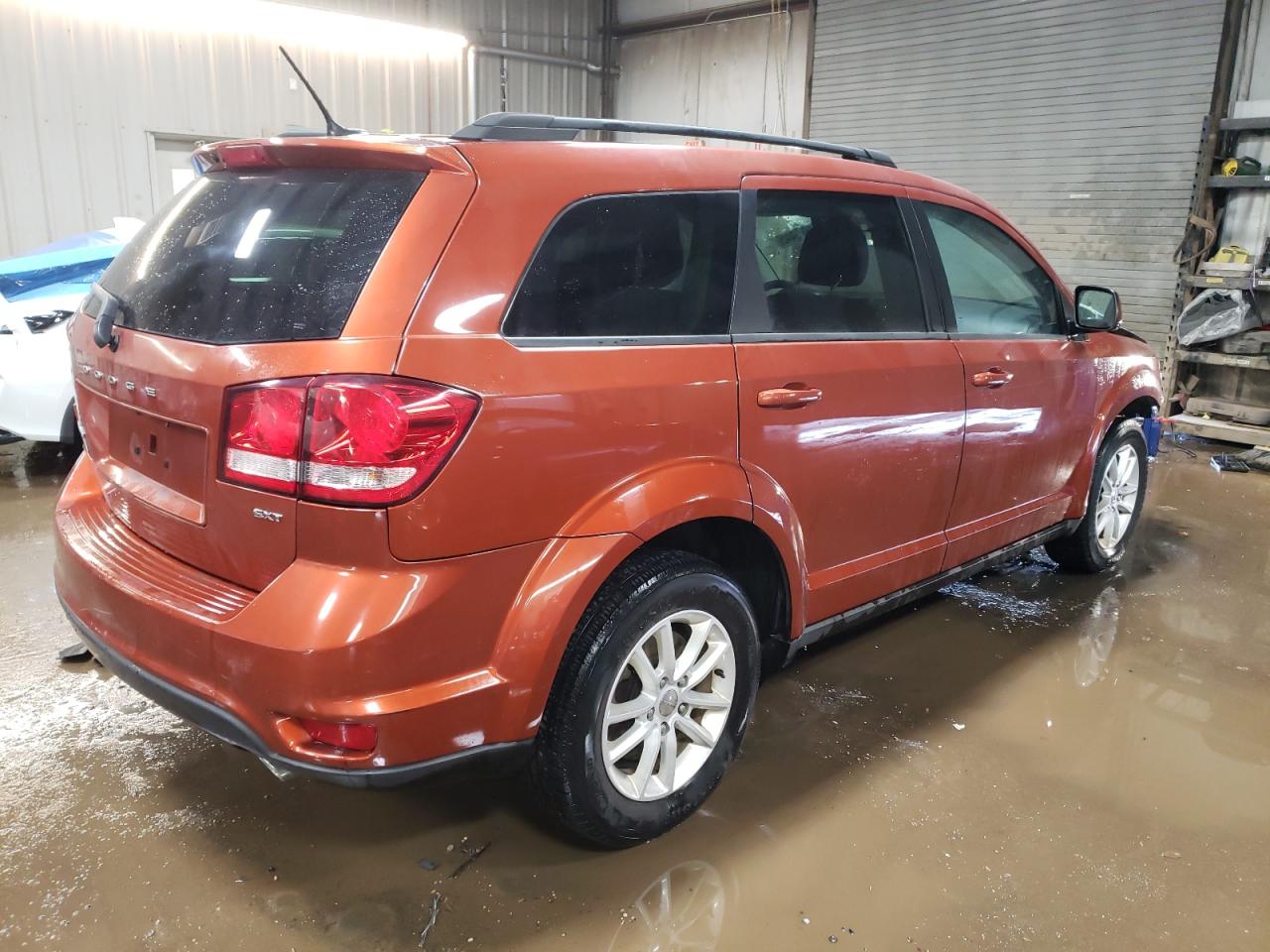 2013 Dodge Journey VIN 3C4PDCBGXDT716265 Copart auction photo, front end / side damage thumbnail 3