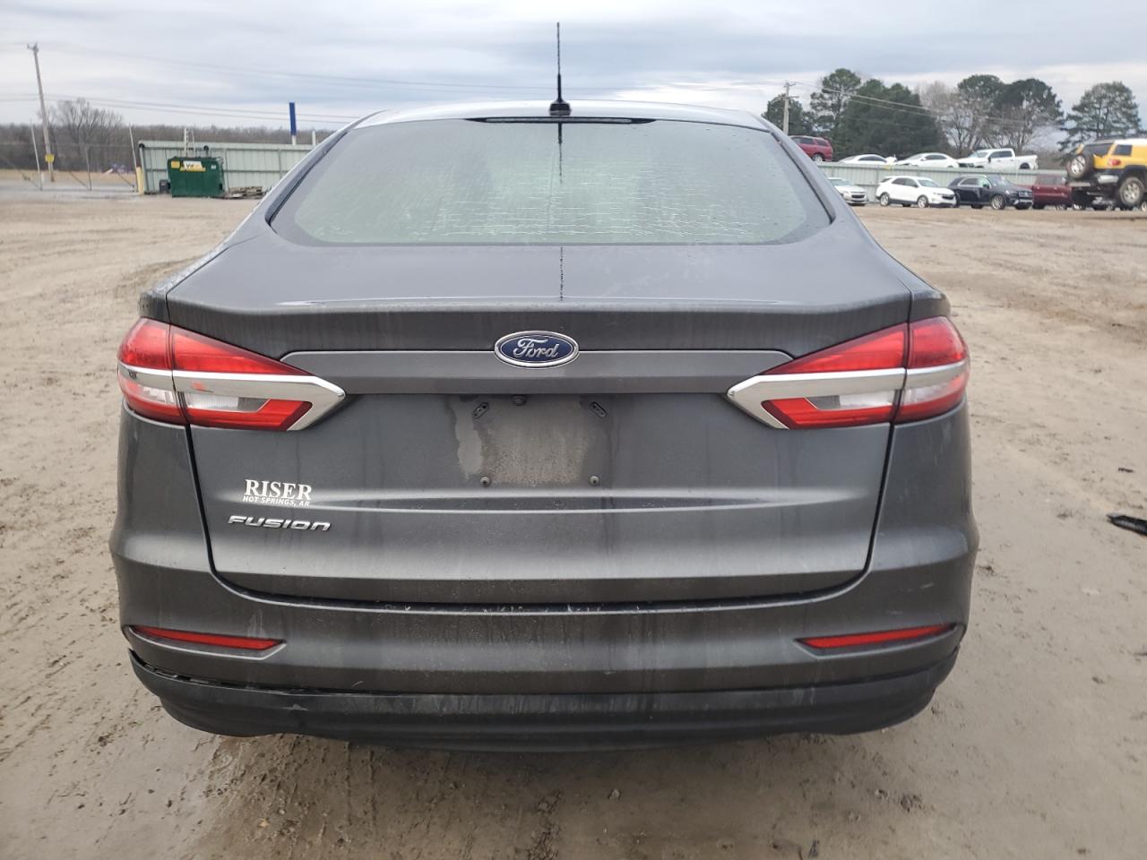 2019 Ford Fusion VIN 3FA6P0G76KR161356 Copart auction photo, front end / rear end damage thumbnail 6