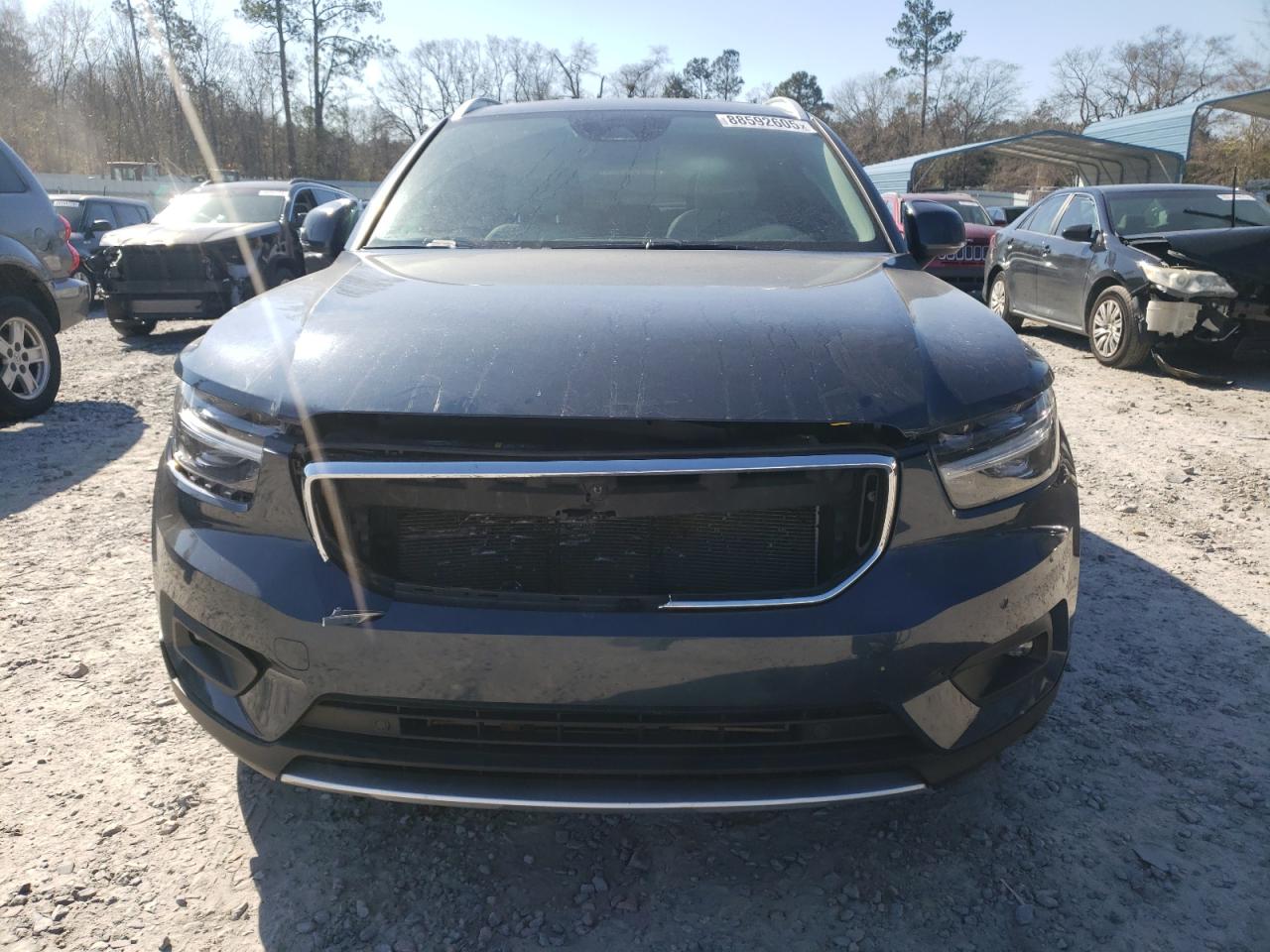 2021 Volvo XC40 VIN YV4162UK0M2612054 Copart auction photo, front end damage thumbnail 5