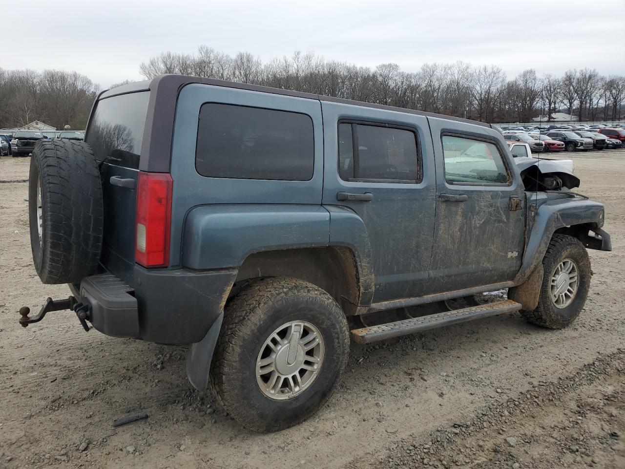 2006 Hummer H3 VIN 5GTDN136768275408 Copart auction photo, front end / minor dent/scratches damage thumbnail 3