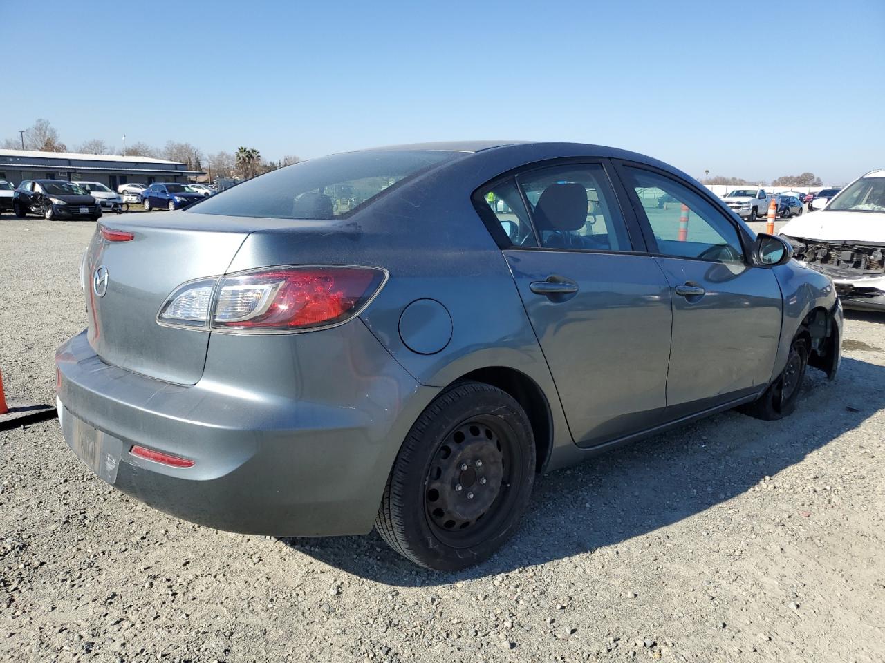 2013 Mazda 3 VIN JM1BL1TG3D1733254 Copart auction photo, front end / side damage thumbnail 3