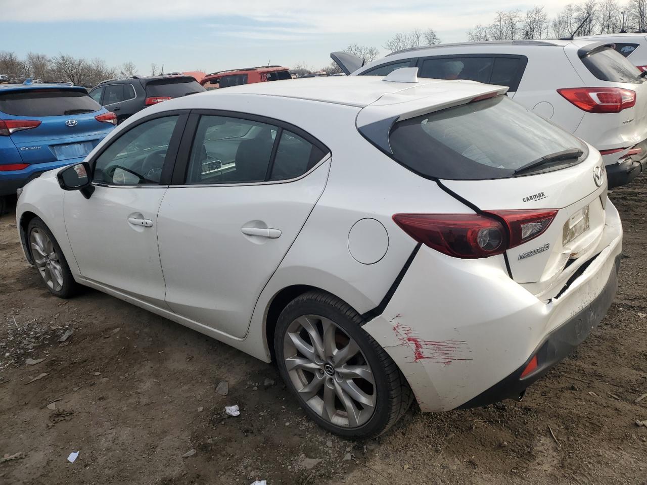 2014 Mazda 3 VIN JM1BM1L39E1199673 Copart auction photo, rear end damage thumbnail 2