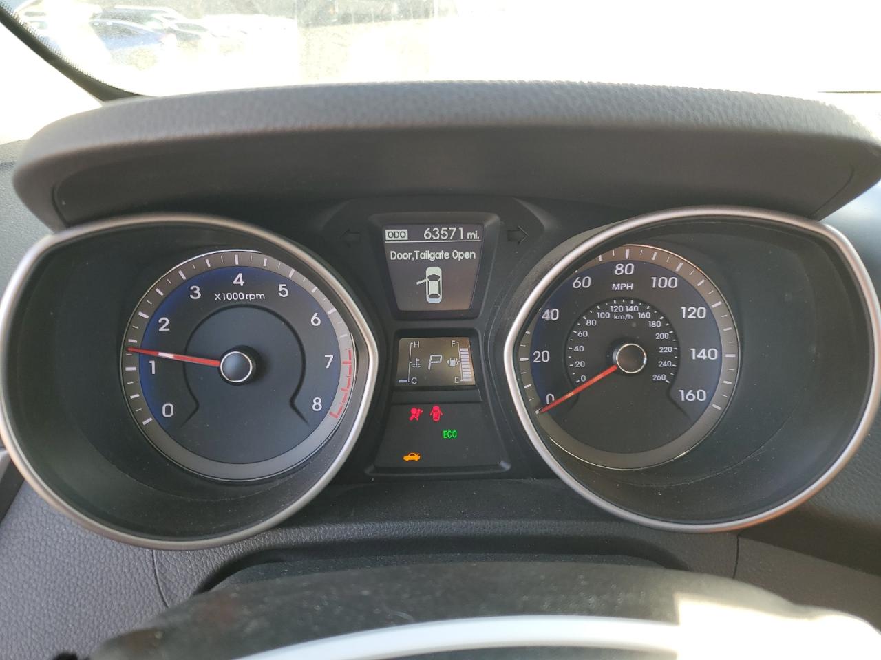 2013 Hyundai Elantra VIN KMHD35LE3DU092745 Copart auction photo, front end / side damage thumbnail 9