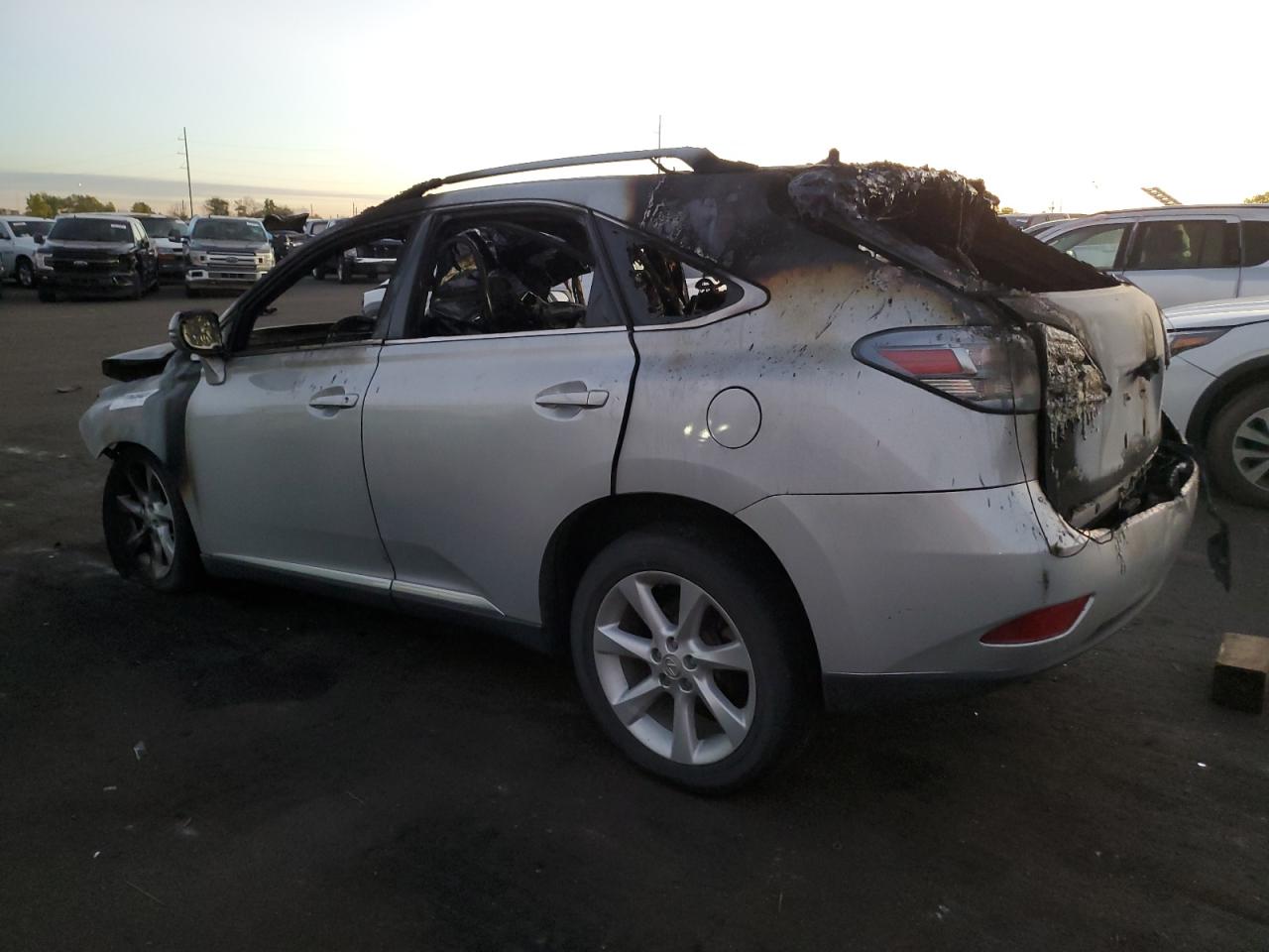 2010 Lexus RX VIN 2T2ZK1BA7AC016499 Copart auction photo, burn - engine / burn - interior damage thumbnail 2